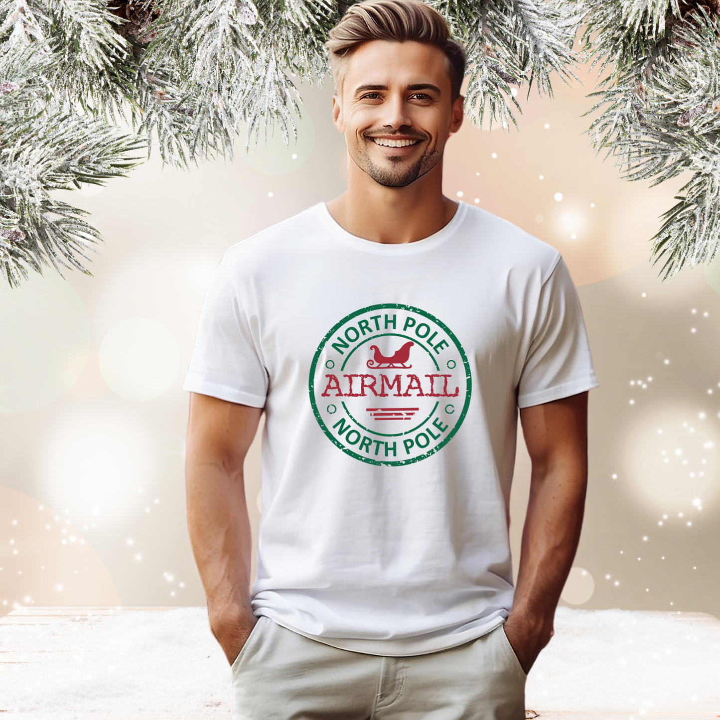 North Pole Airmail T‑Shirt