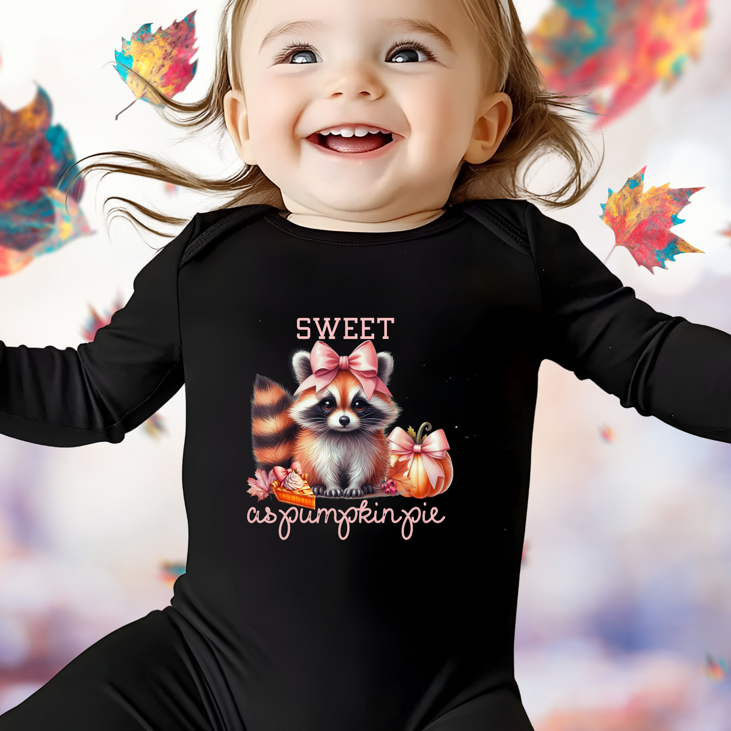 Sweet As Pumpkin Pie Infant Long Sleeve Onesie