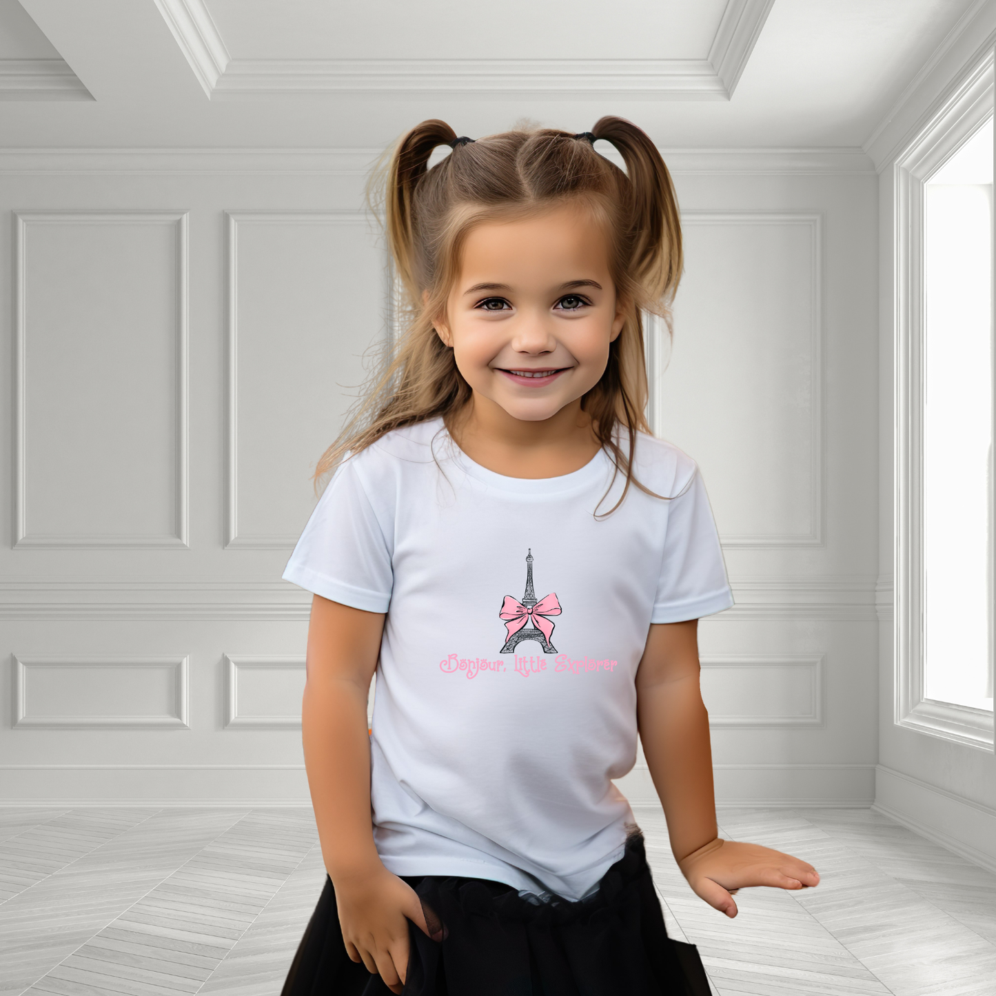 Bonjour, Little Explorer Toddler T-Shirt