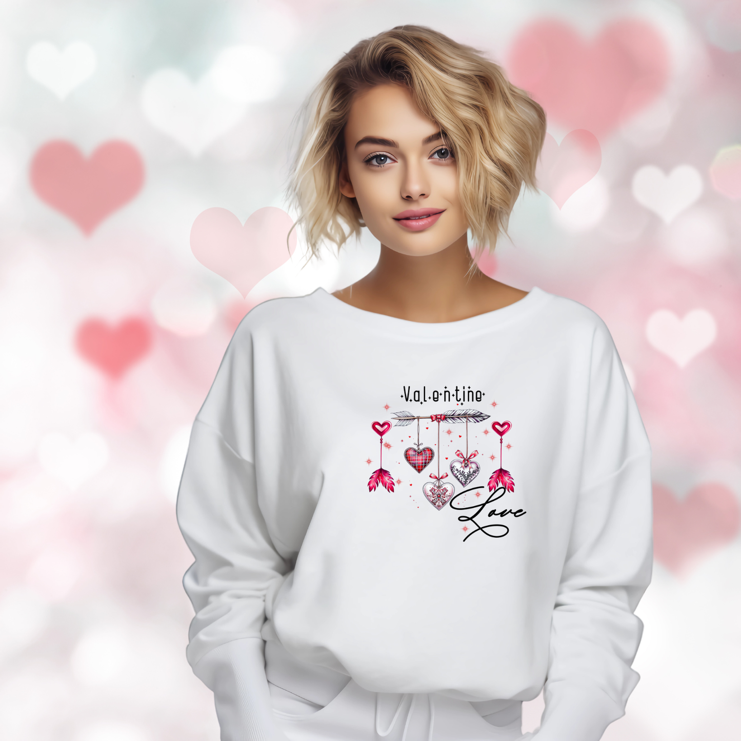 Valentine Love Crewneck Sweatshirt