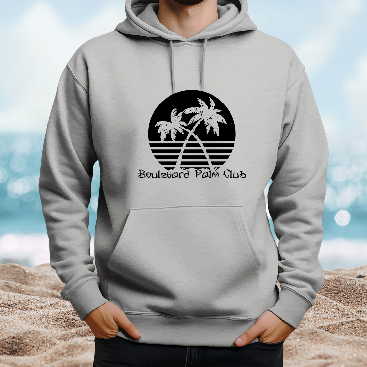 Boulevard Palm Club Pullover Hoodie