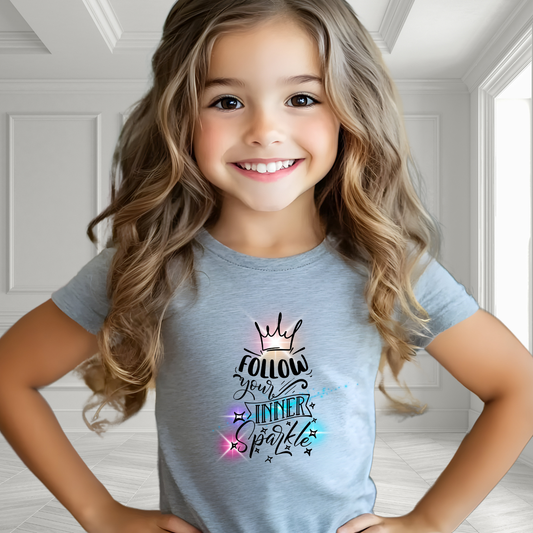 Follow Your Inner Sparkle Kid's T-Shirt