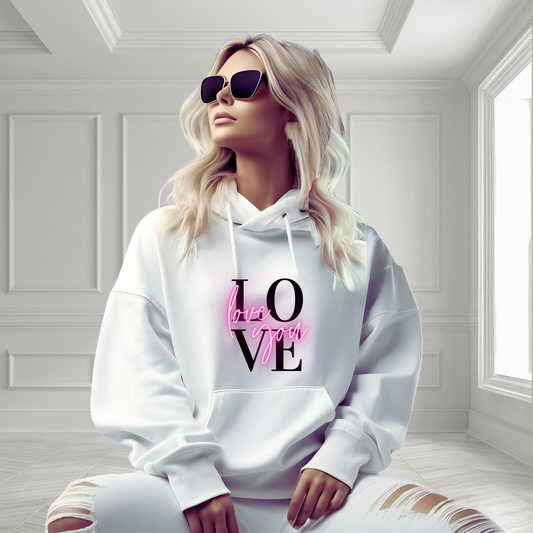 Love You Pullover Hoodie