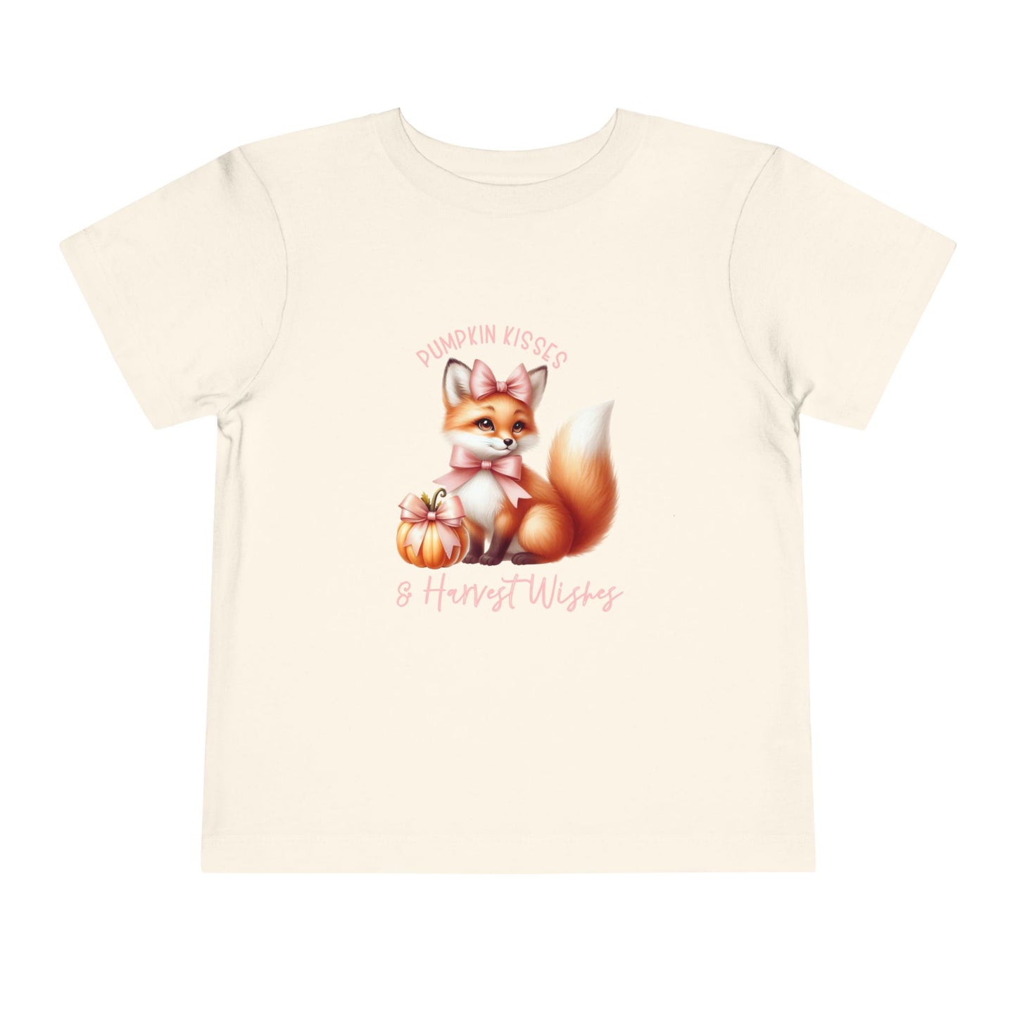 Pumpkin Kisses & Harvest Wishes Toddler T-Shirt