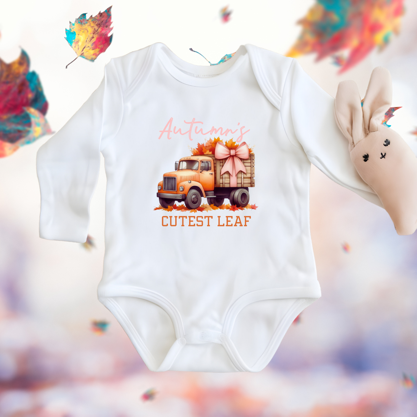 Autumn’s Cutest Leaf Infant Long Sleeve Onesie