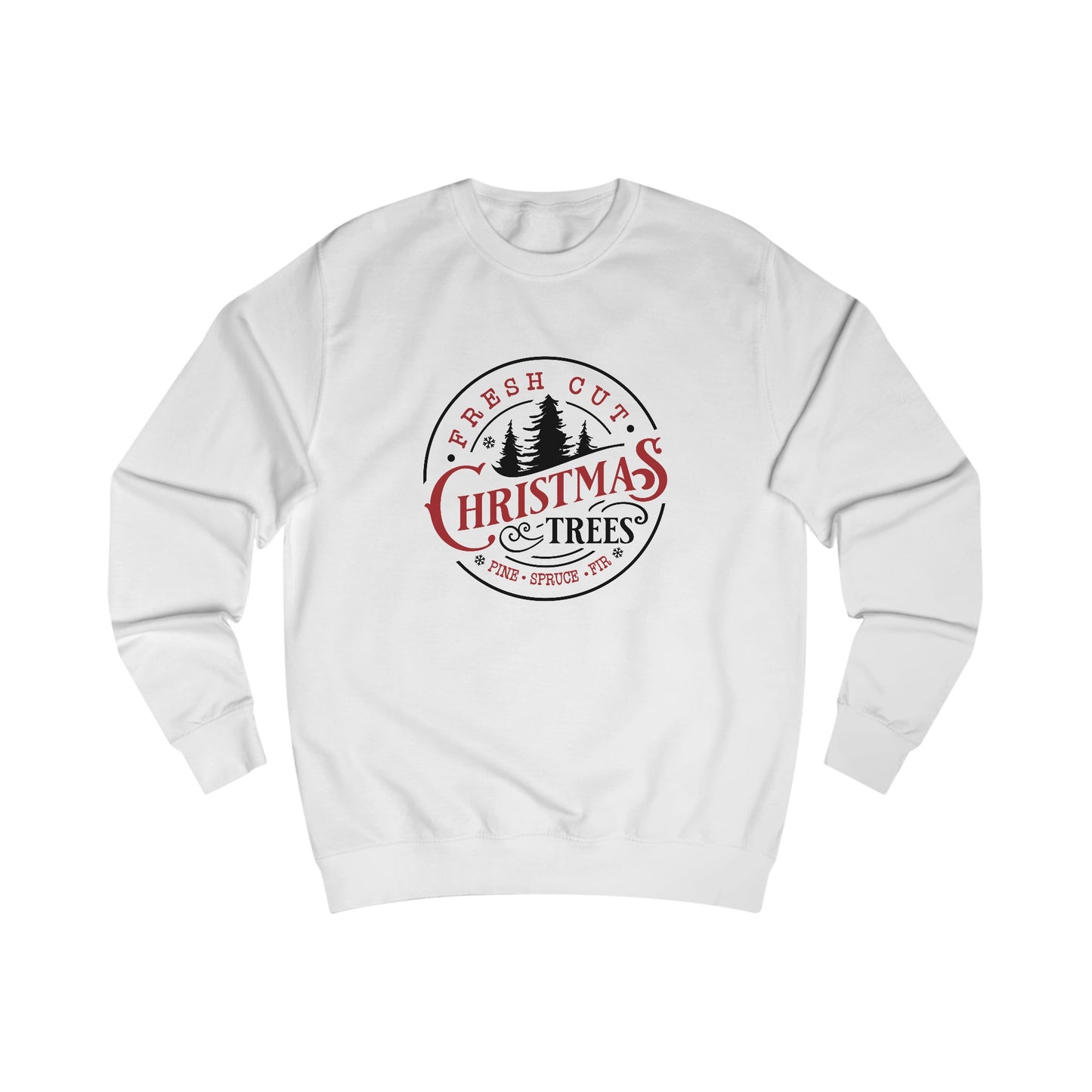 Fresh Cut Christmas Trees Crewneck Sweatshirt
