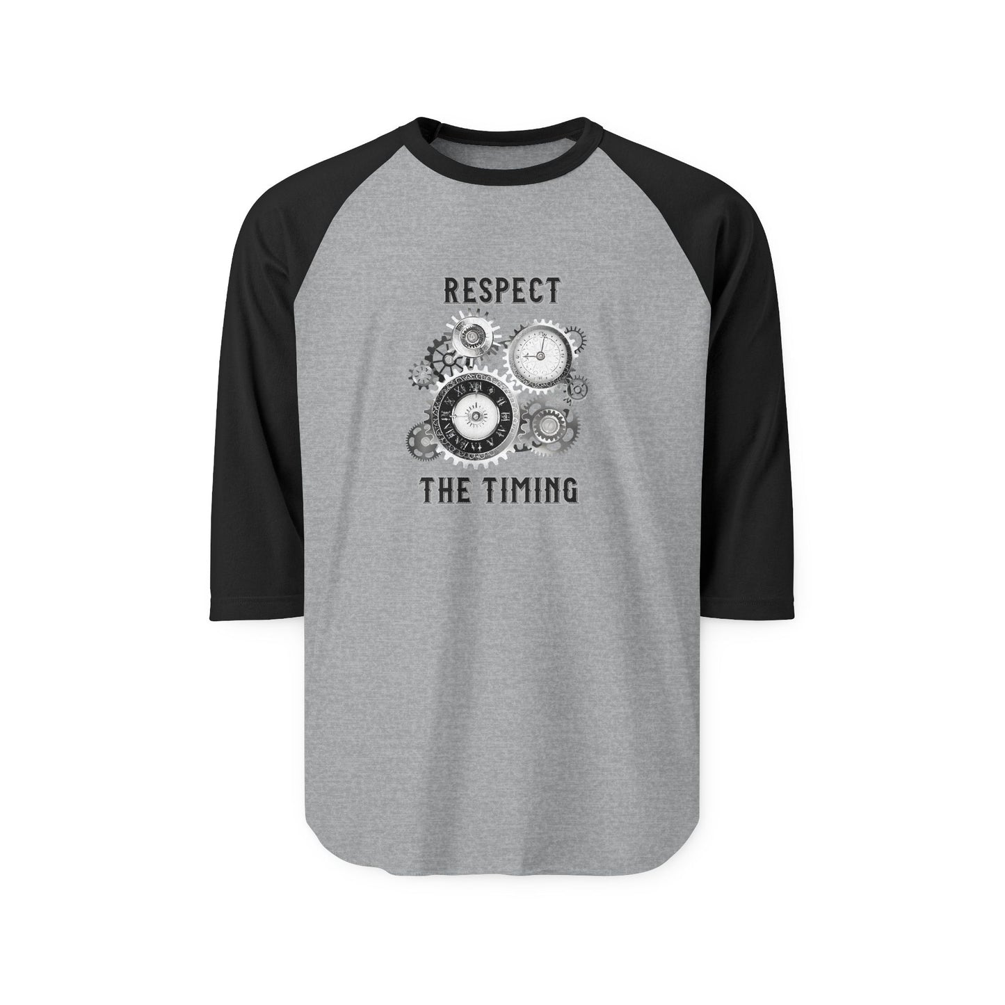 Respect The Timing Baseball Tee