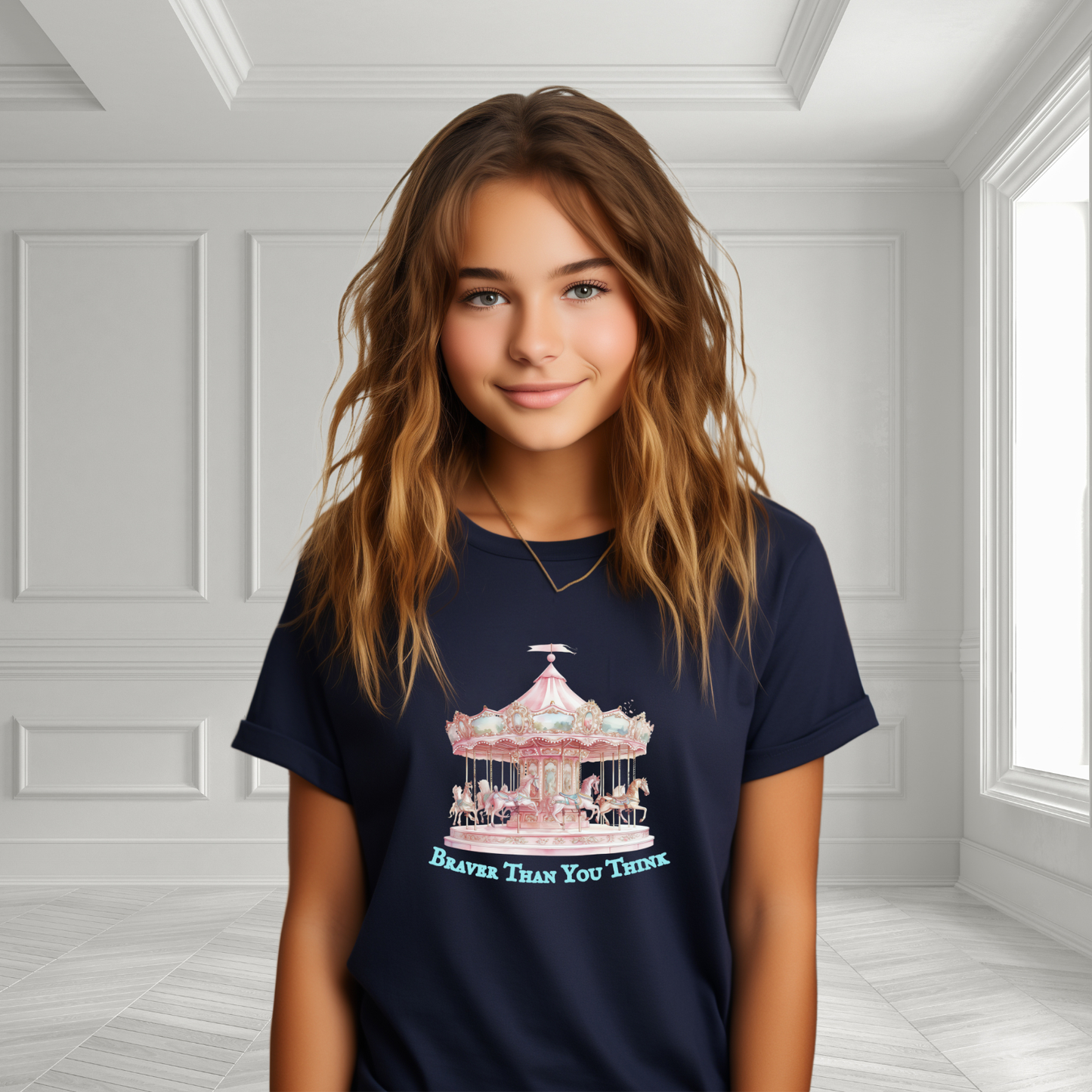 Braver Than You Think Kid's T-Shirt