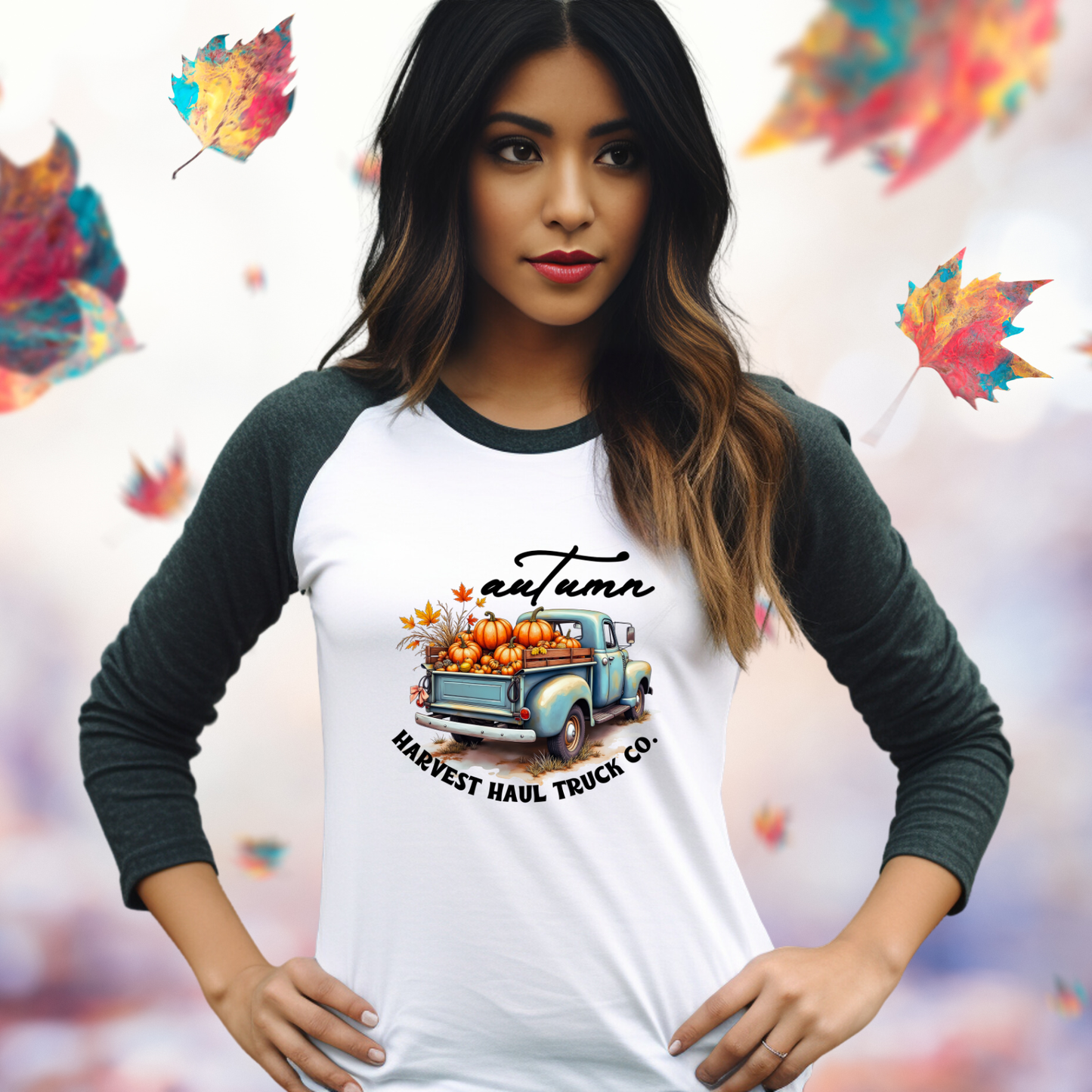 Harvest Haul Truck Co. Baseball Tee