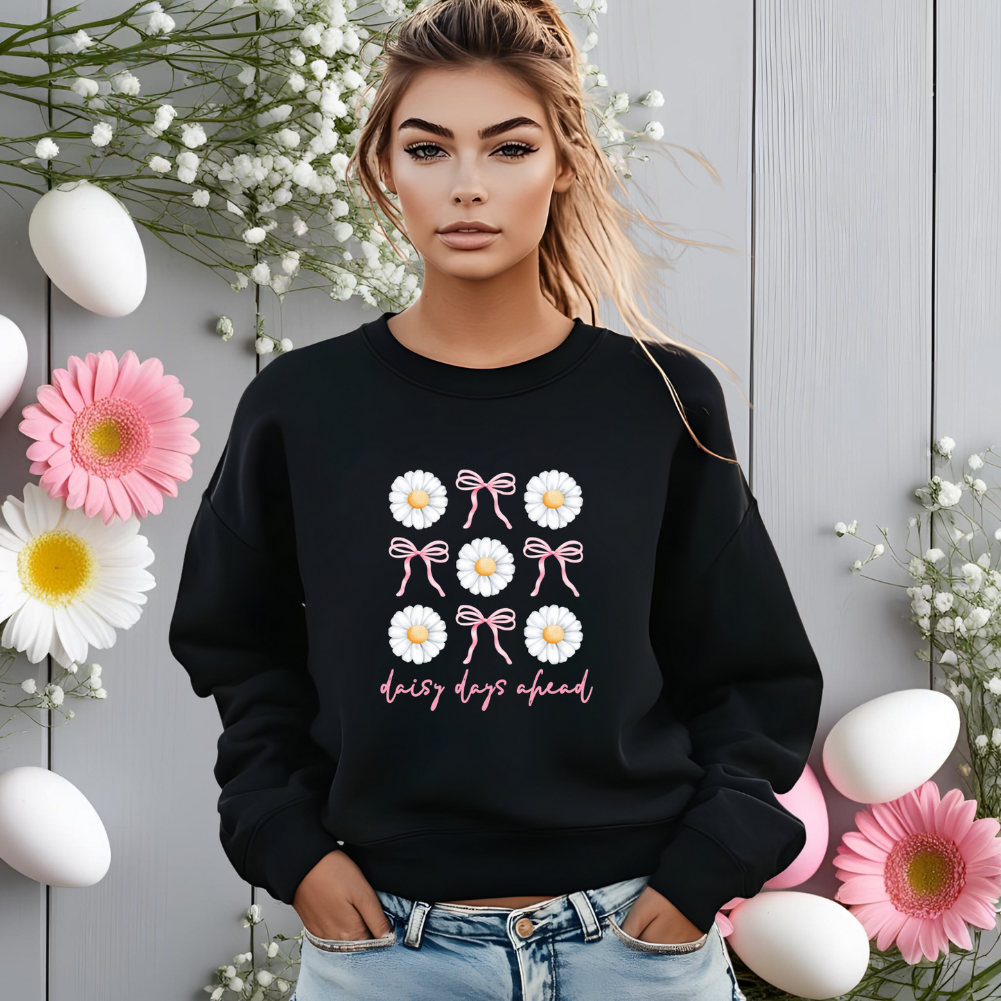 Daisy Days Ahead Crewneck Sweatshirt