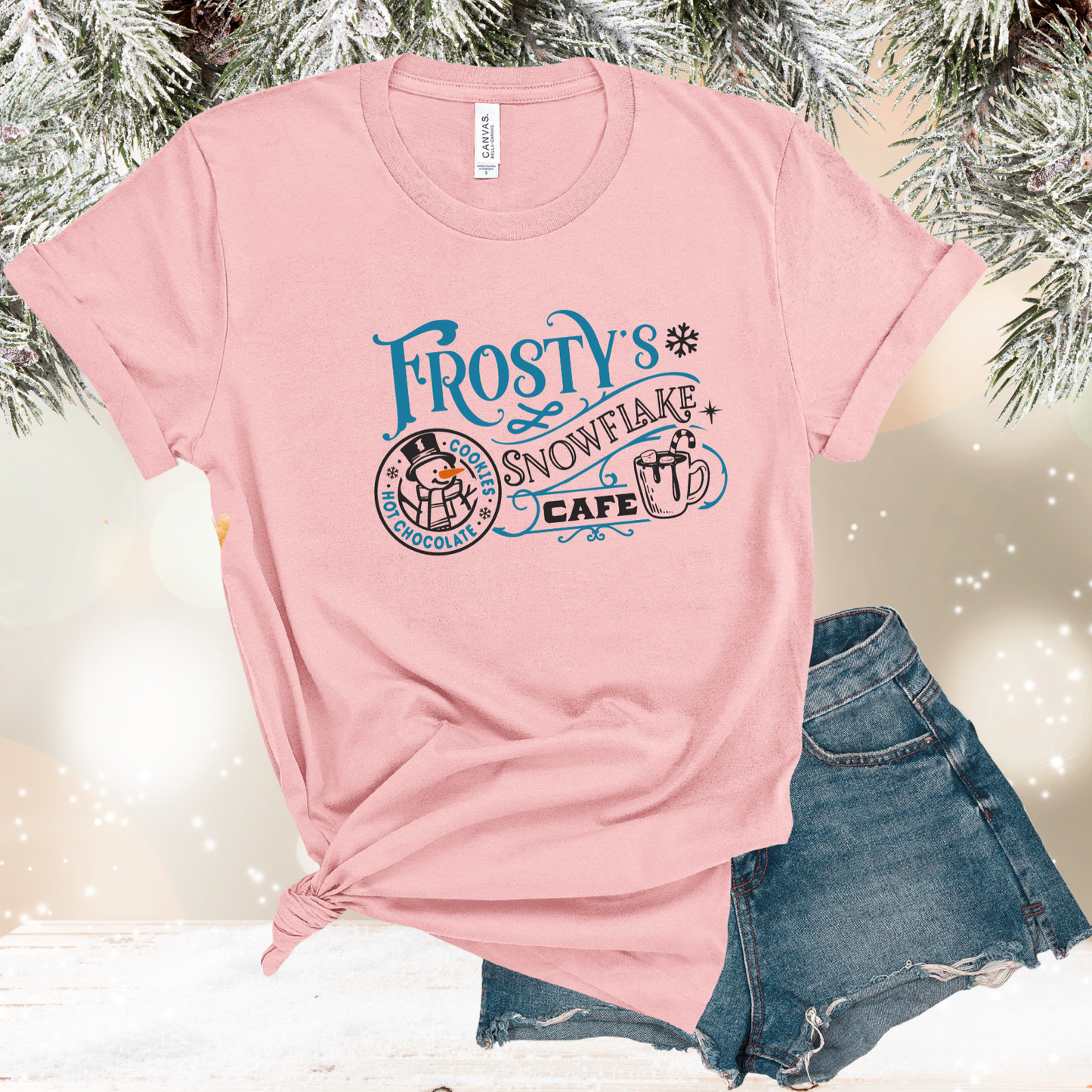 Frosty’s Snowflake Cafe T‑Shirt