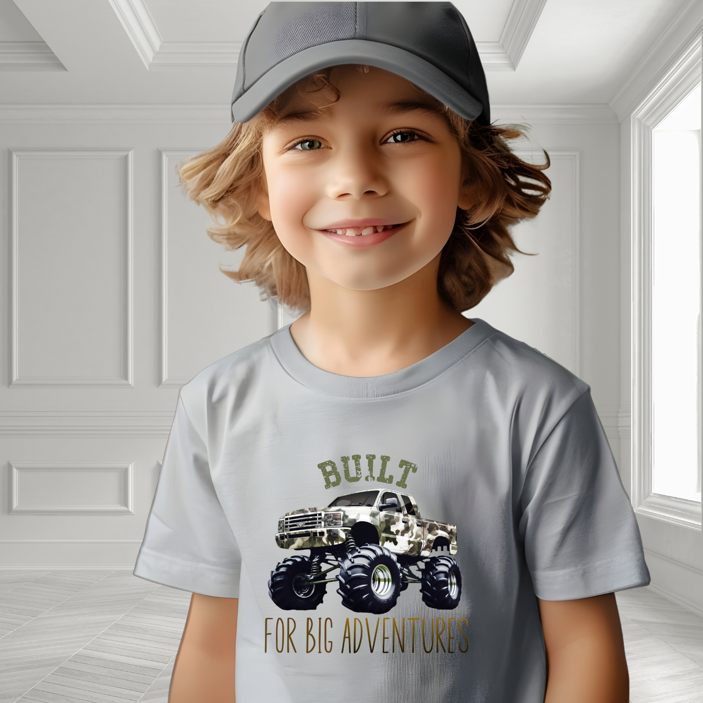 Built For Big Adventures Kids T‑Shirt