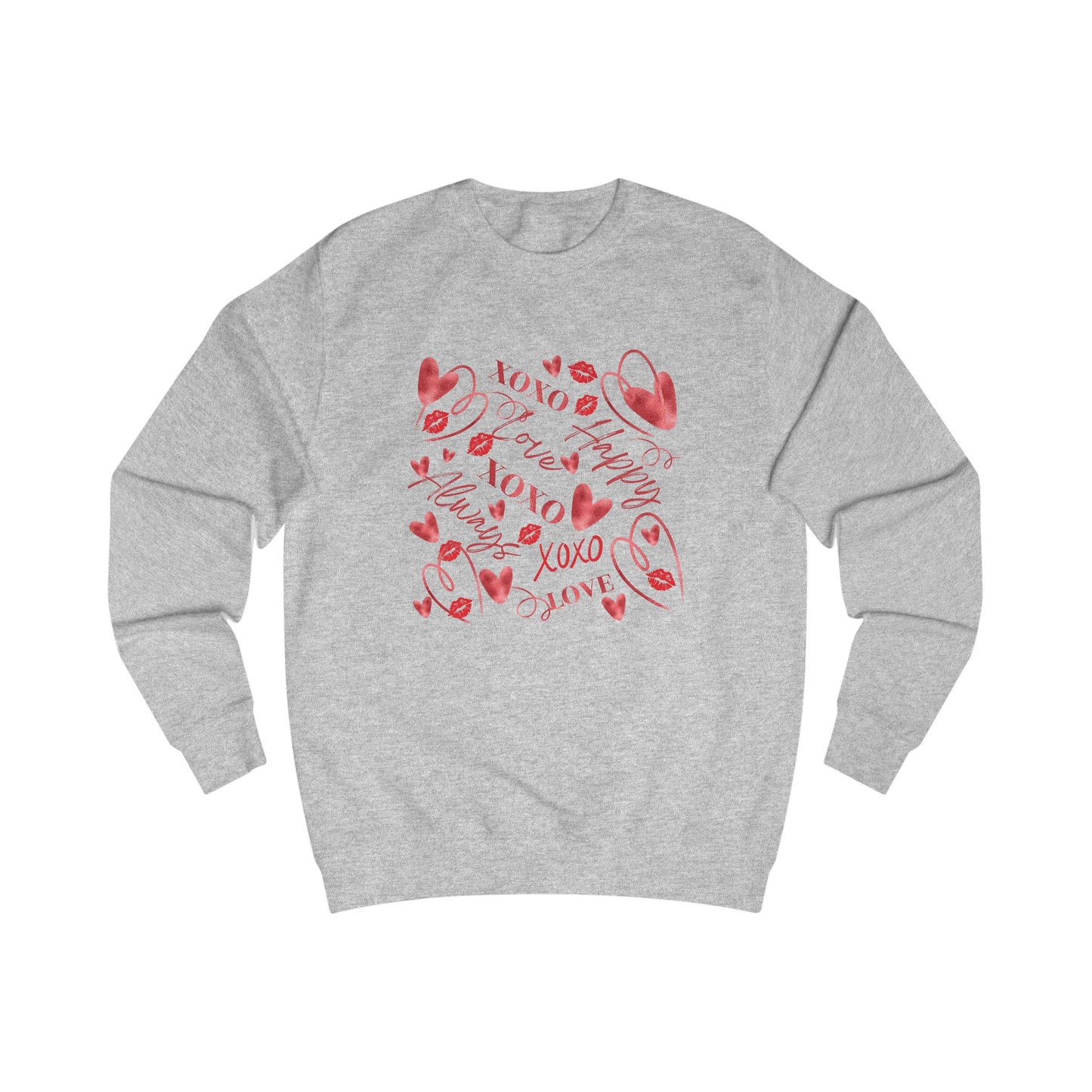 Valentine Word Art Crewneck Sweatshirt