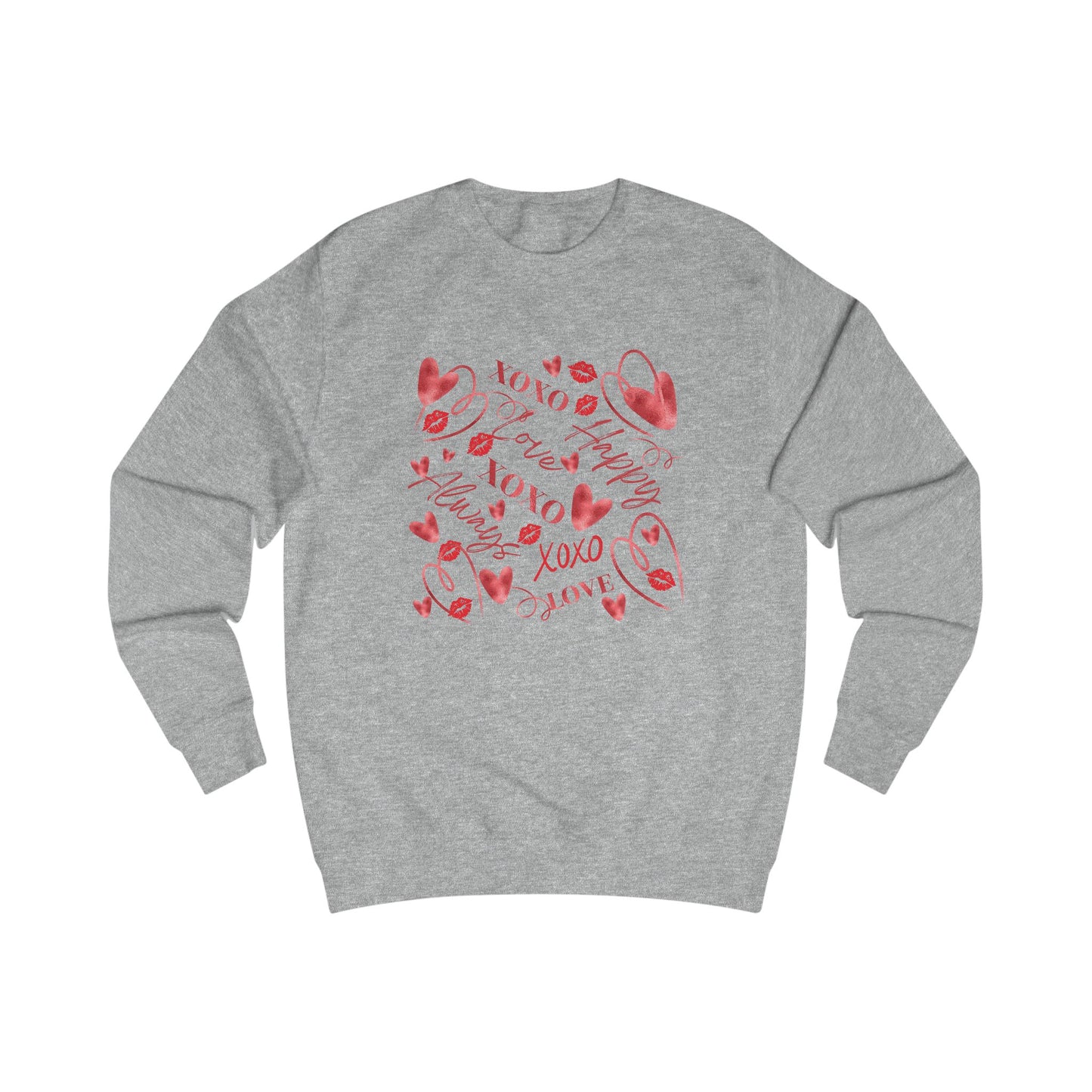 Valentine Word Art Crewneck Sweatshirt