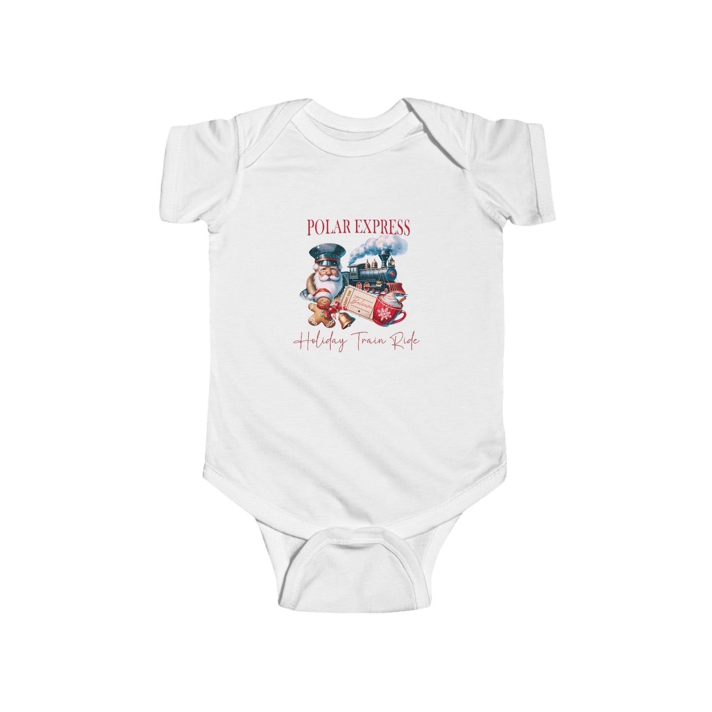 Polar Express Infant Short Sleeve Onesie
