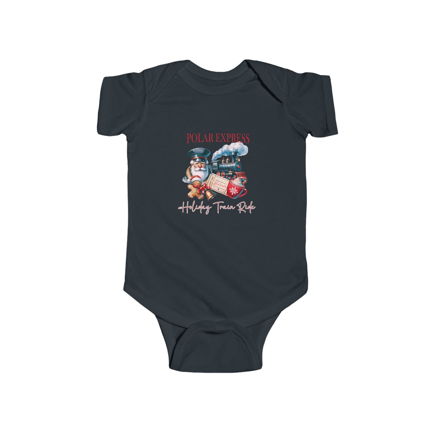 Polar Express Infant Short Sleeve Onesie
