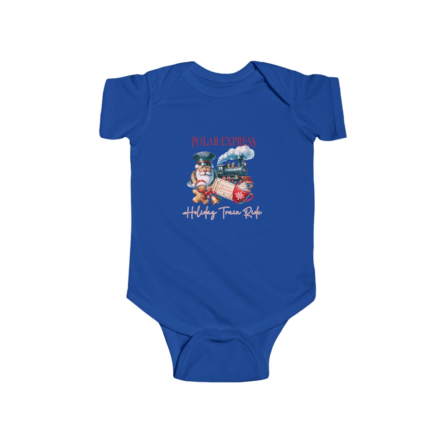 Polar Express Infant Short Sleeve Onesie