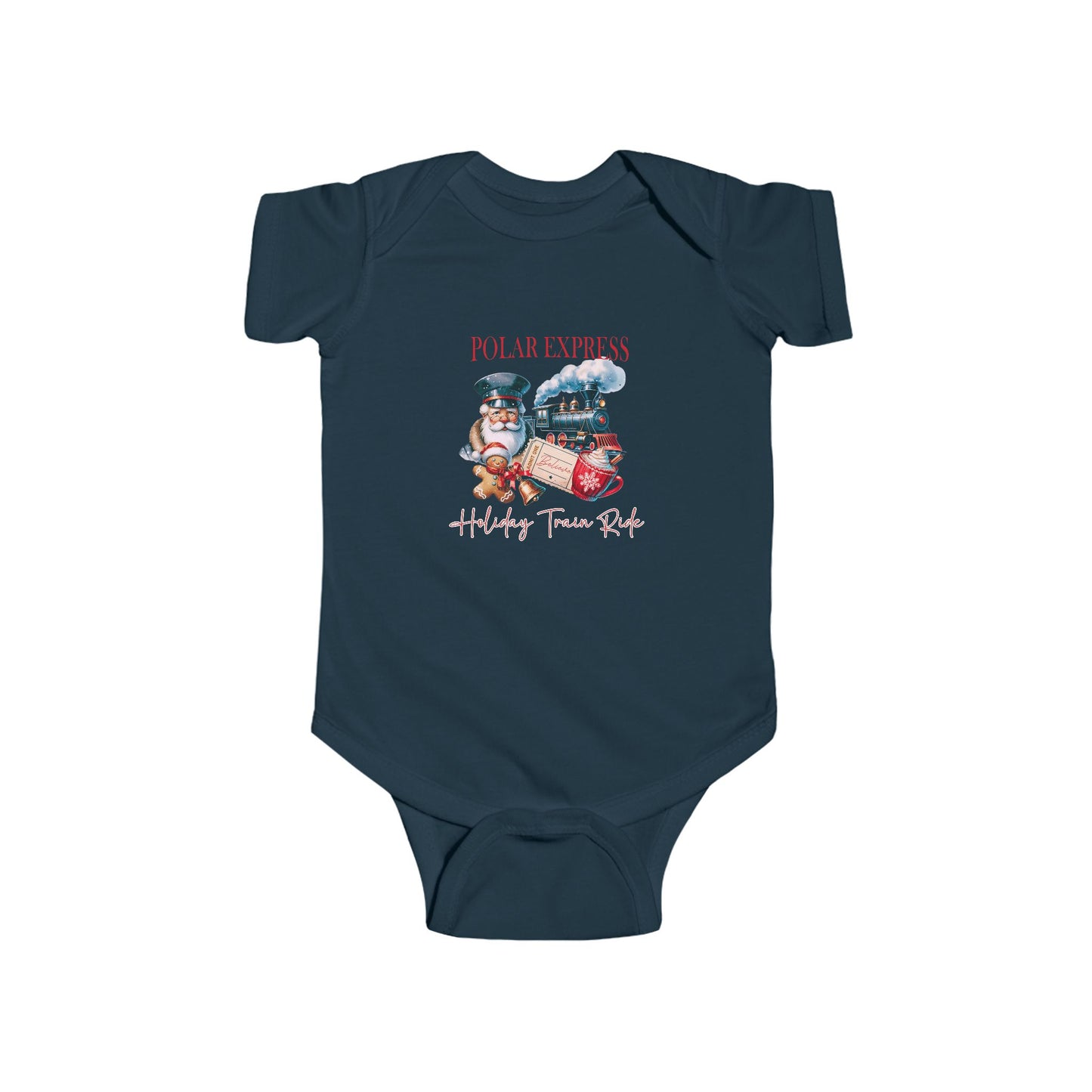 Polar Express Infant Short Sleeve Onesie