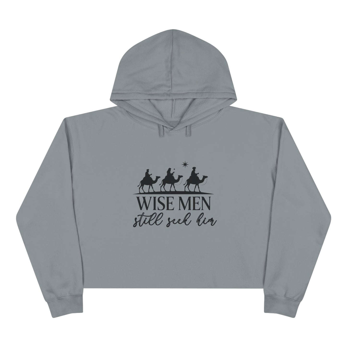 Wise Men Still Seek Him Crop Hoodie