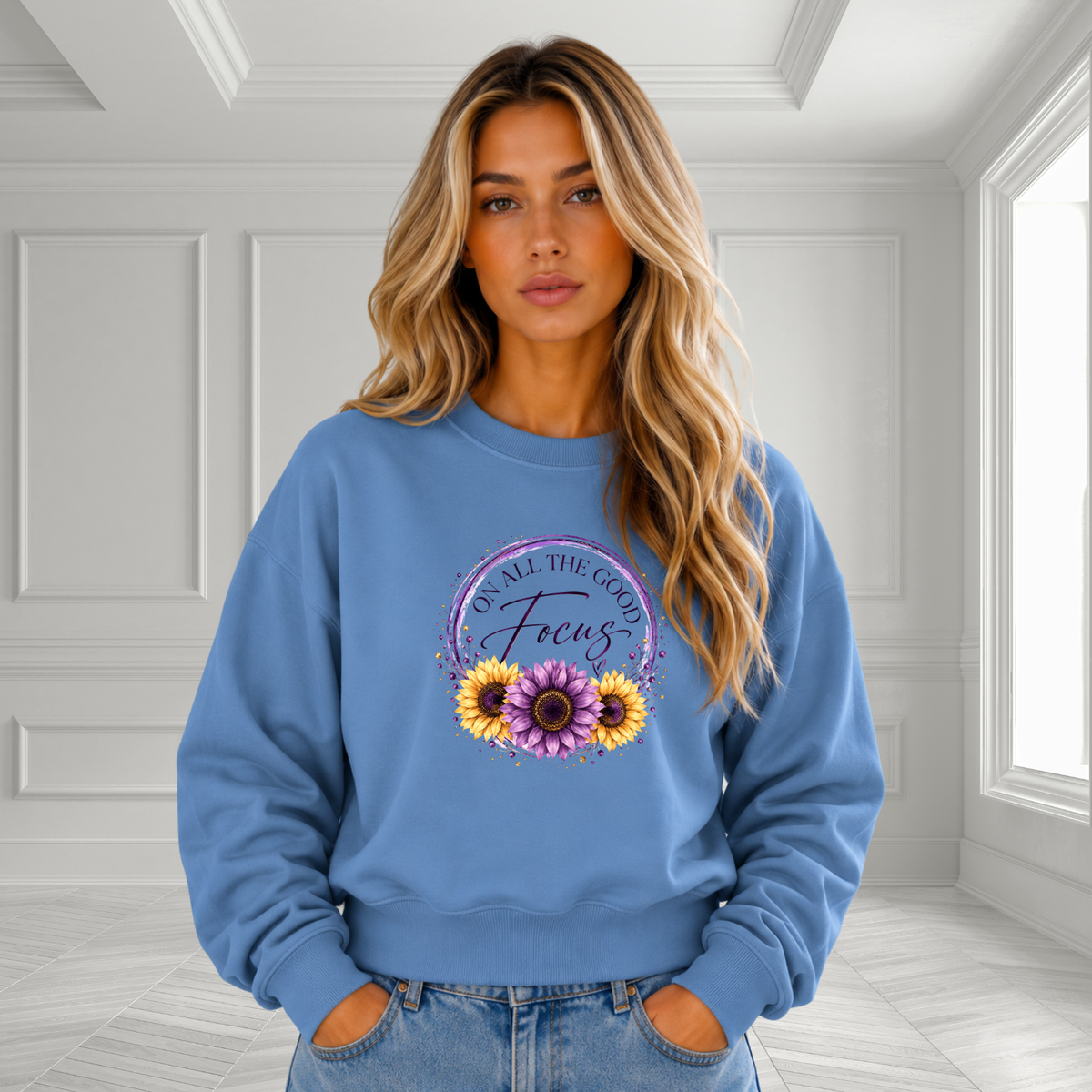 Focus on All the Good Crewneck Sweatshirt