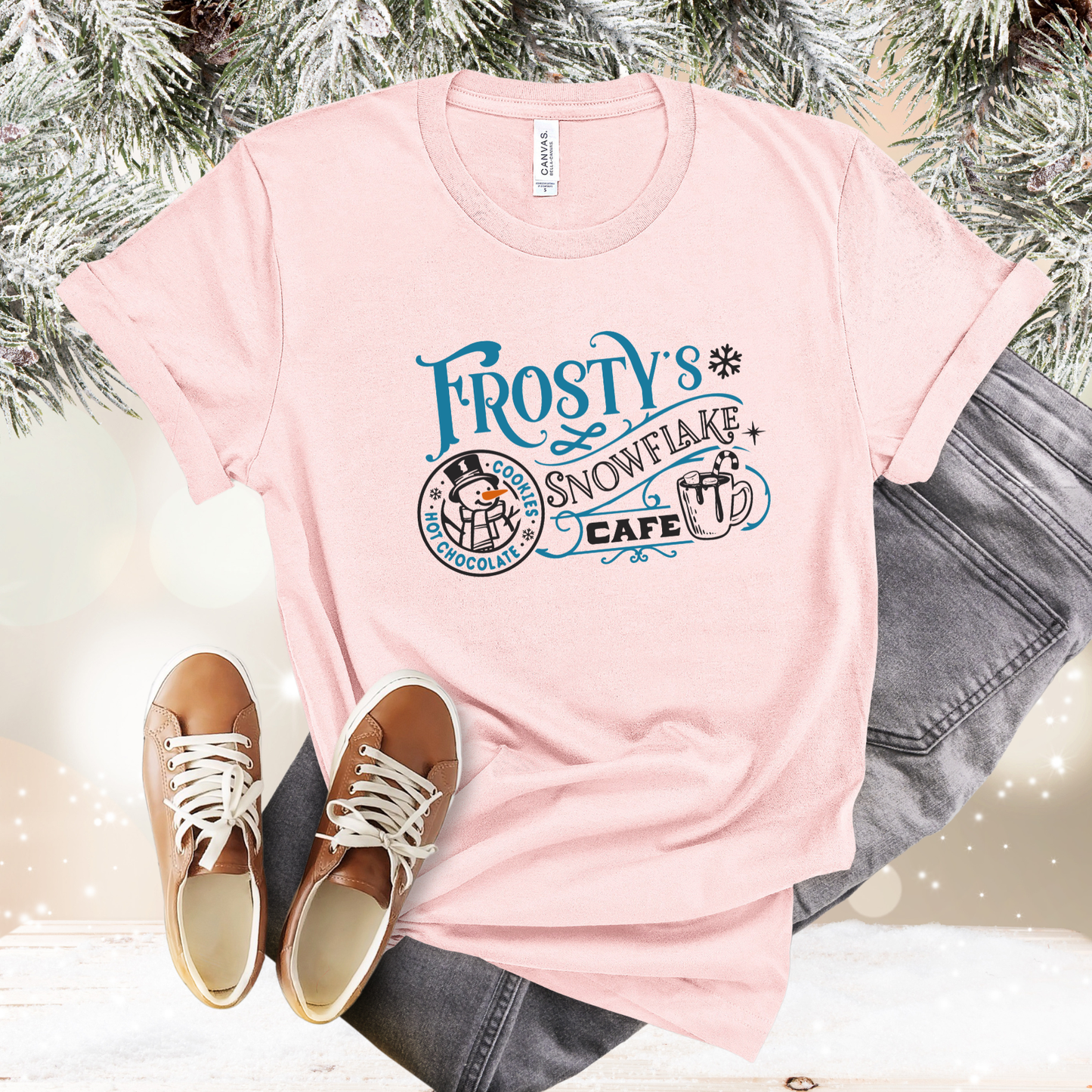 Frosty’s Snowflake Cafe T‑Shirt