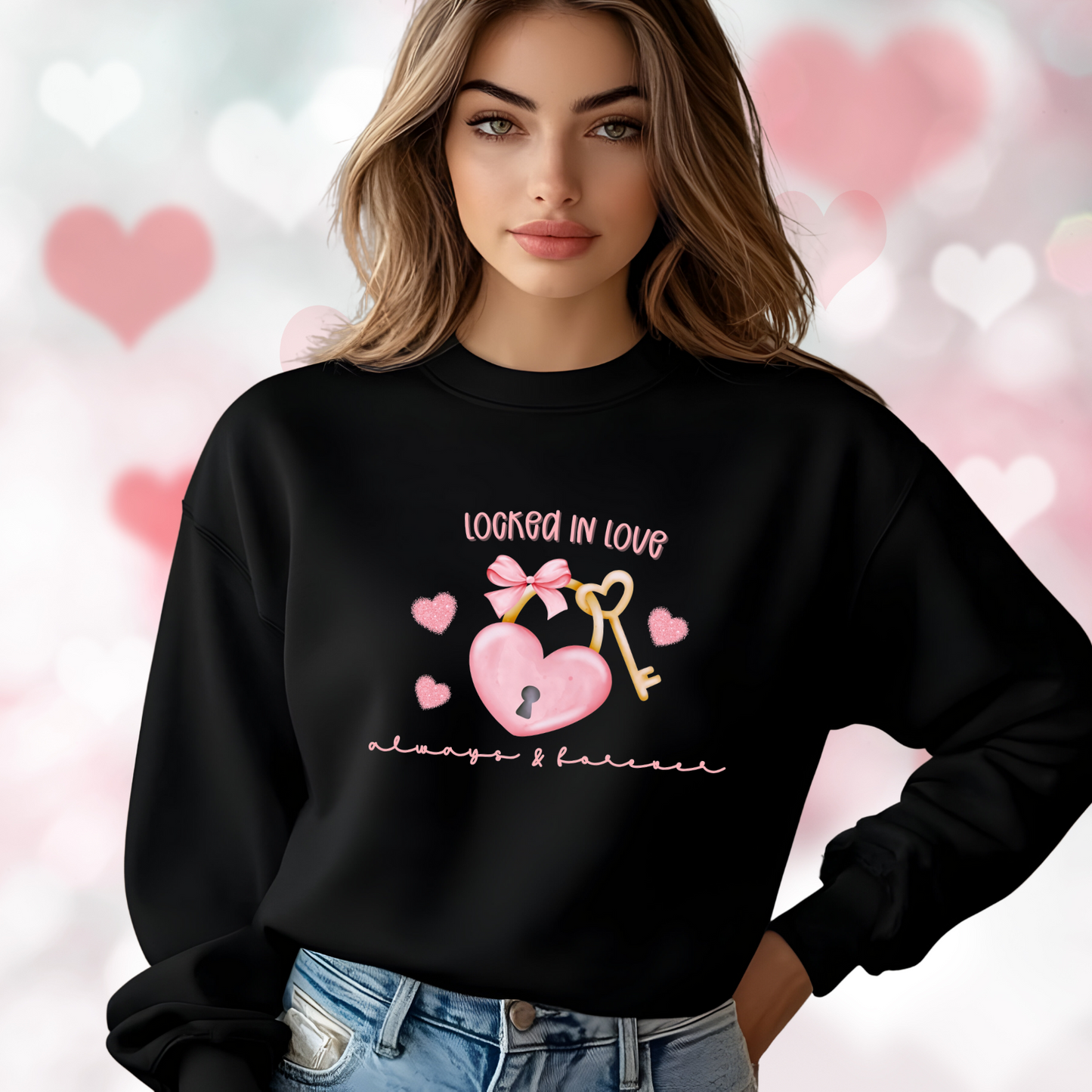 Locked In Love Crewneck Sweatshirt