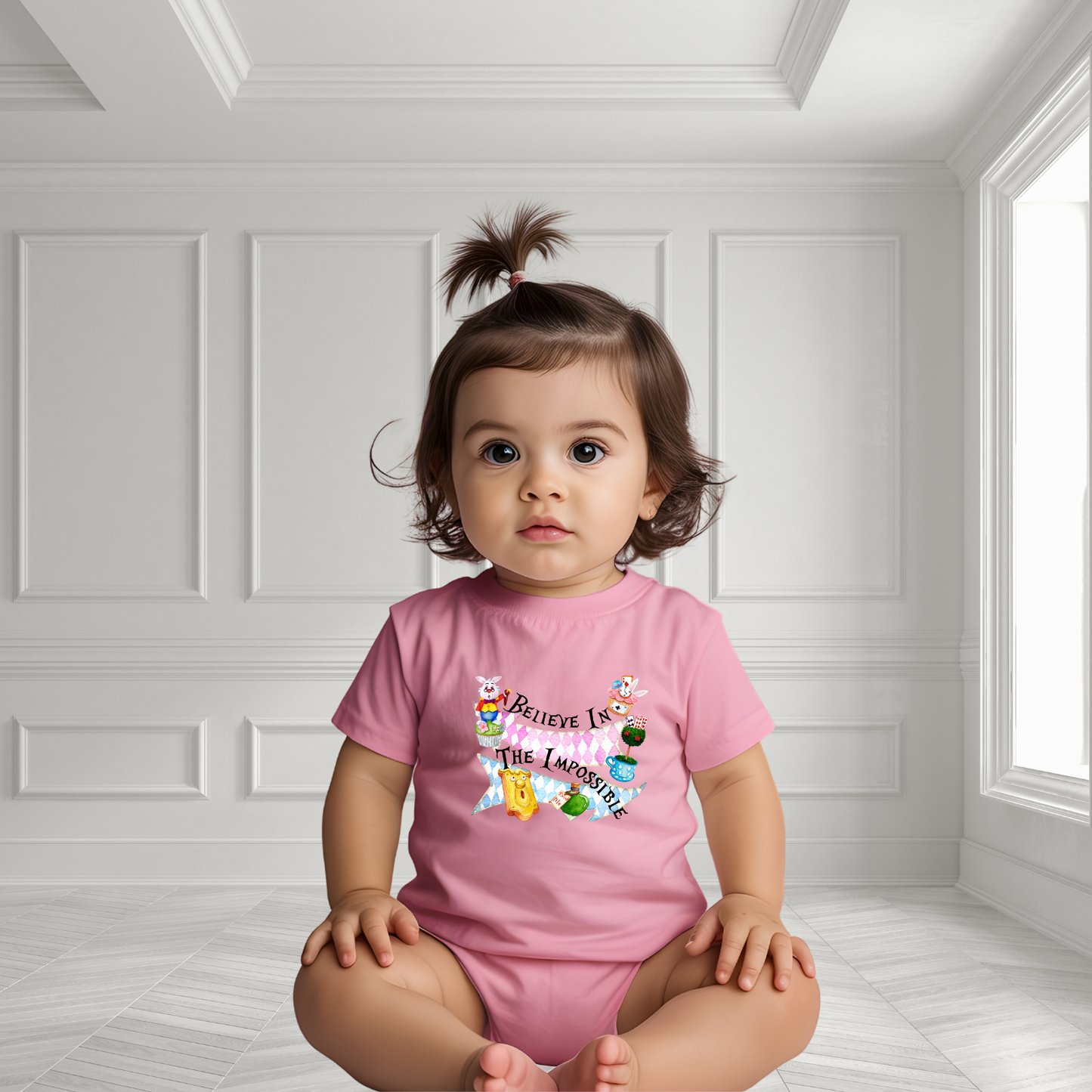 Believe In The Impossible Infant Short Sleeve Onesie