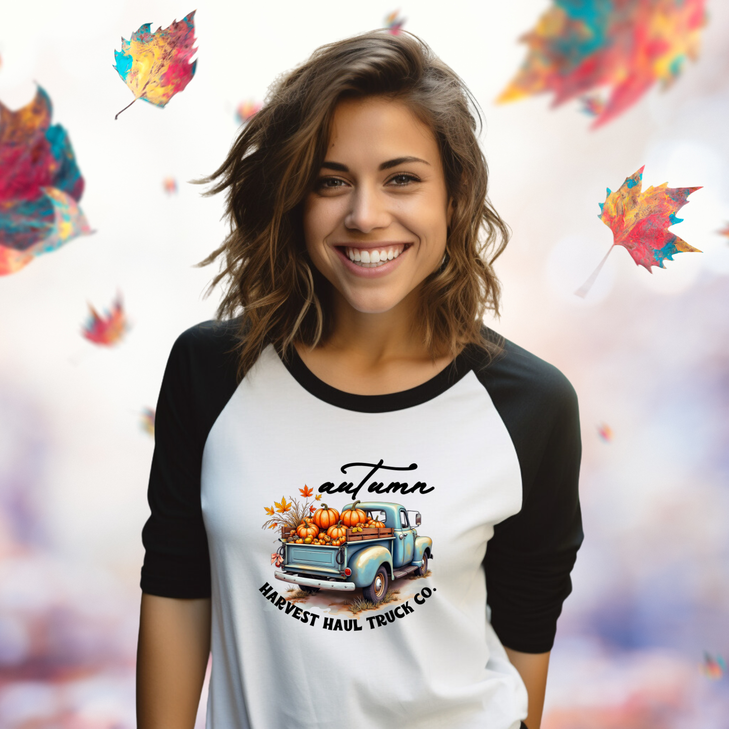 Harvest Haul Truck Co. Baseball Tee