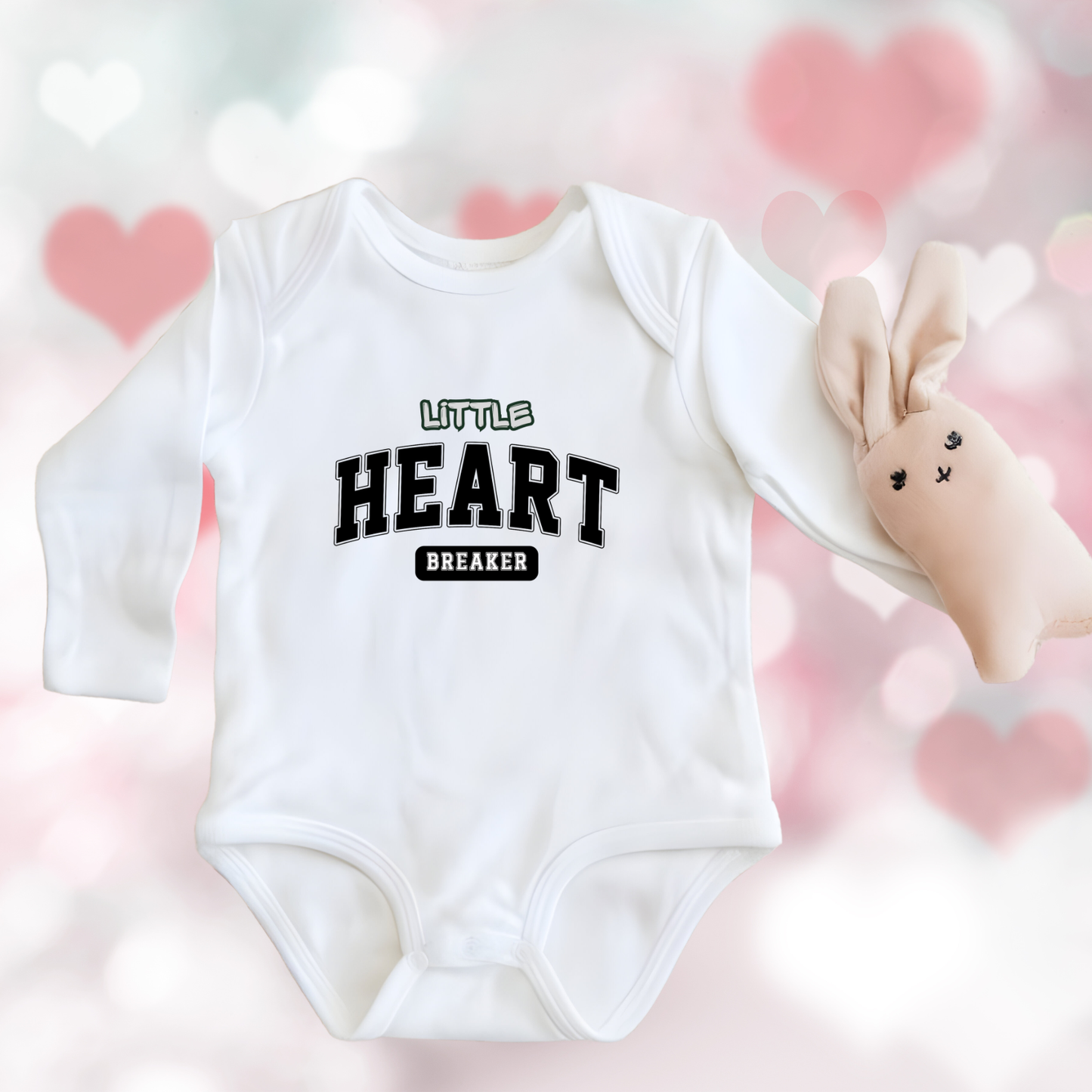 Little Heart Breaker Infant Long Sleeve Onesie