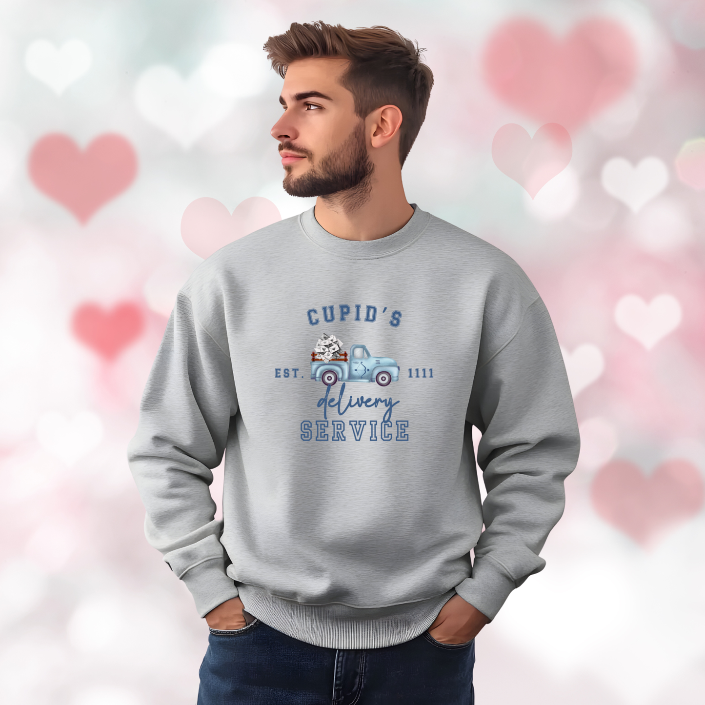Cupid’s Delivery Service Crewneck Sweatshirt
