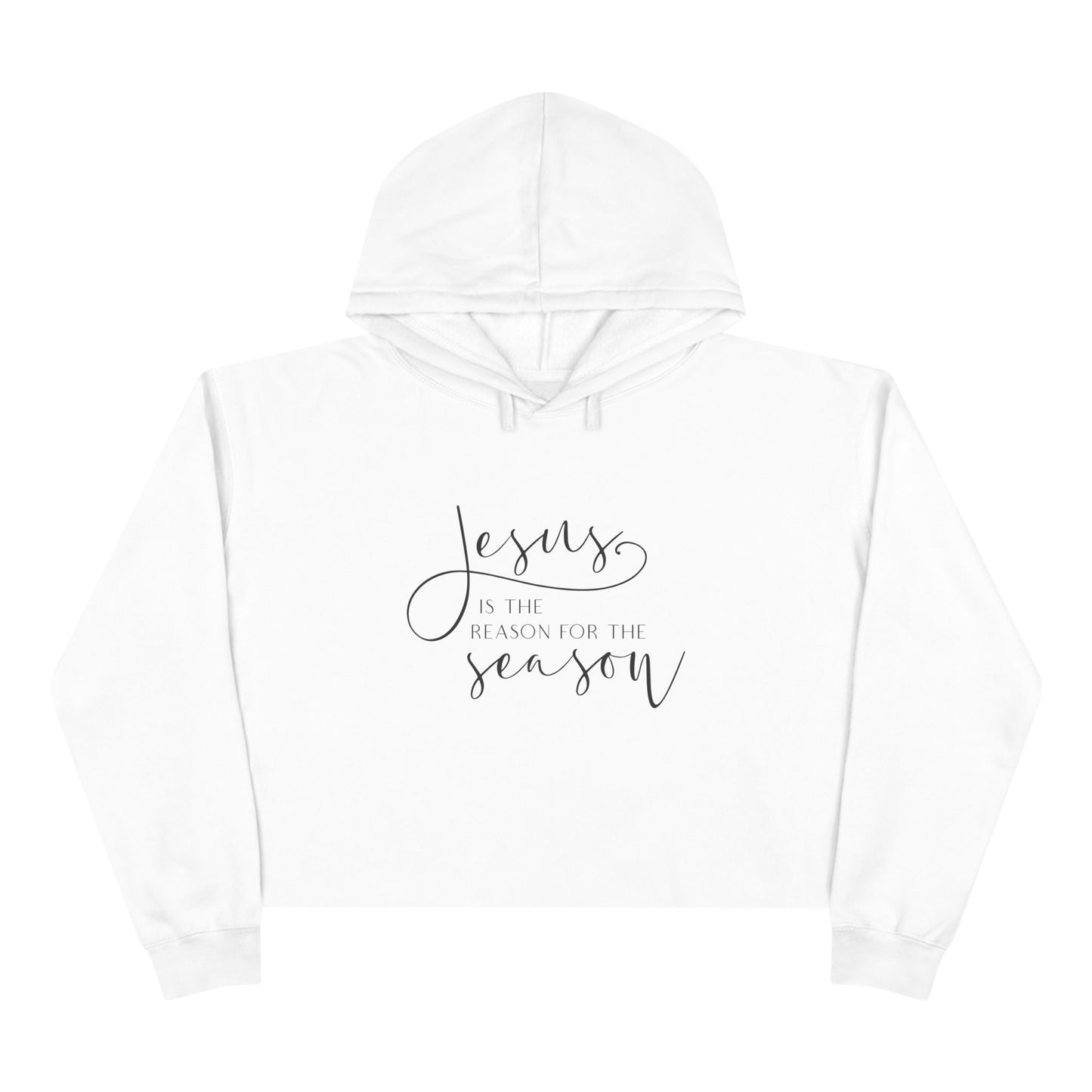 Jesus Is The Reason Crop Hoodie