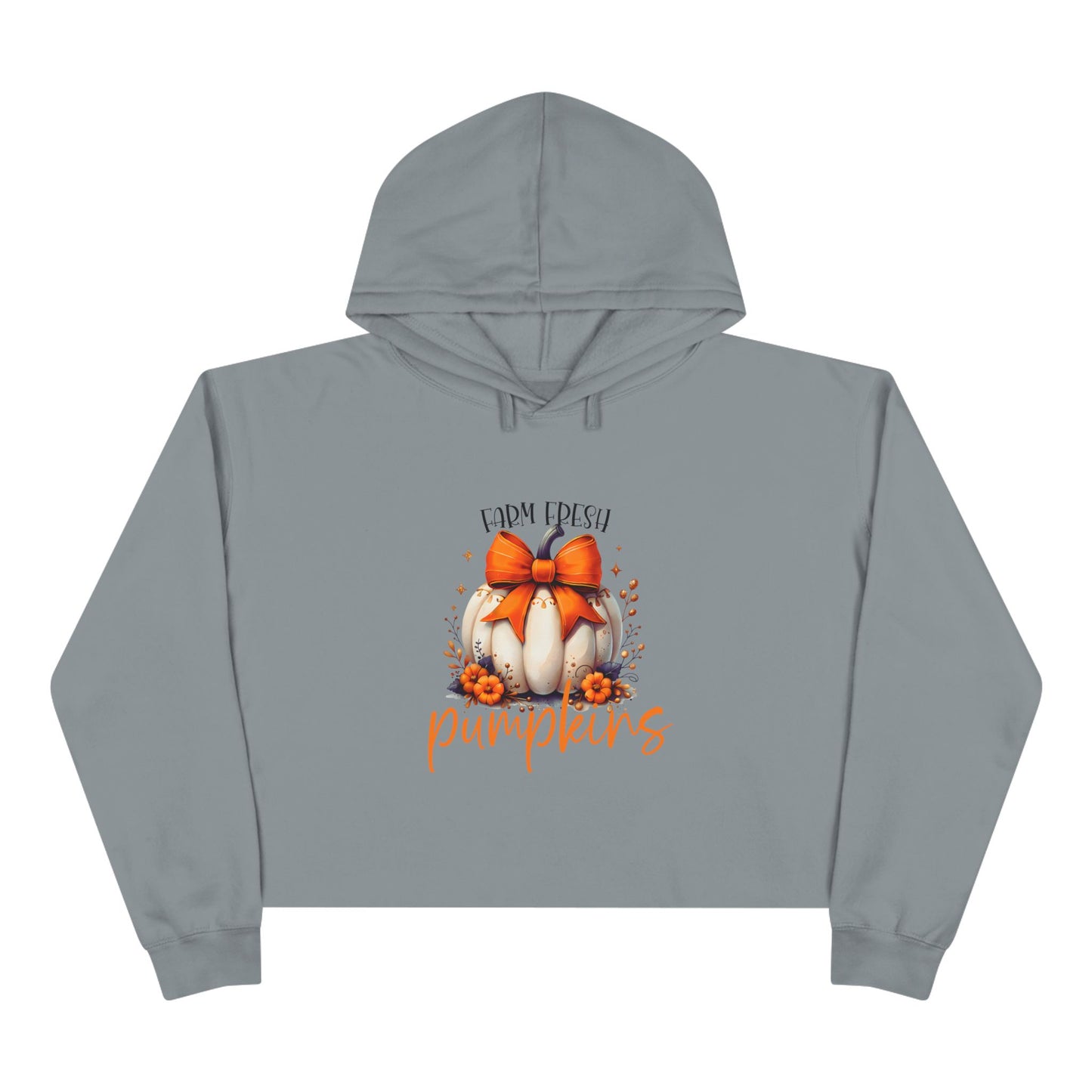 Farm Fresh Pumpkins Crop Hoodie