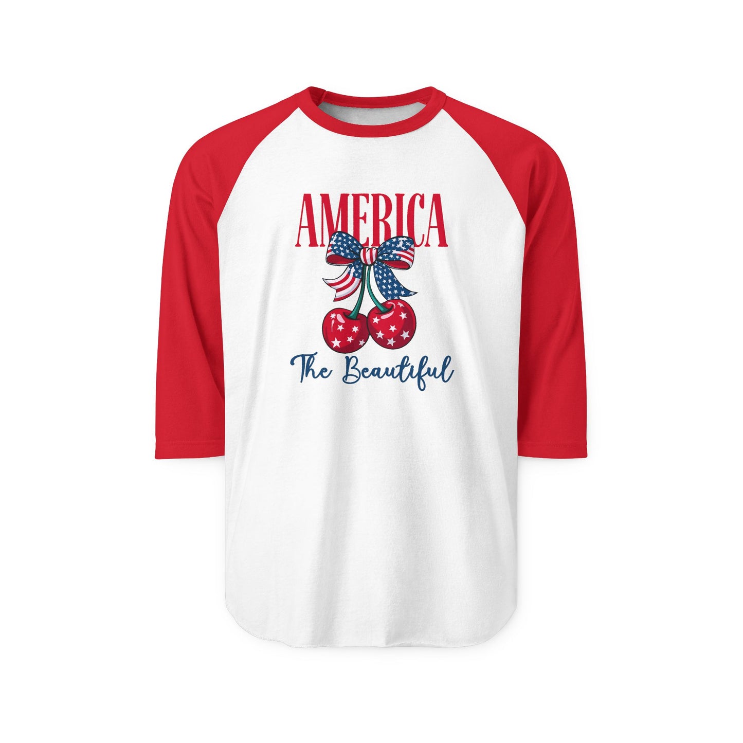 America The Beautiful Baseball Tee