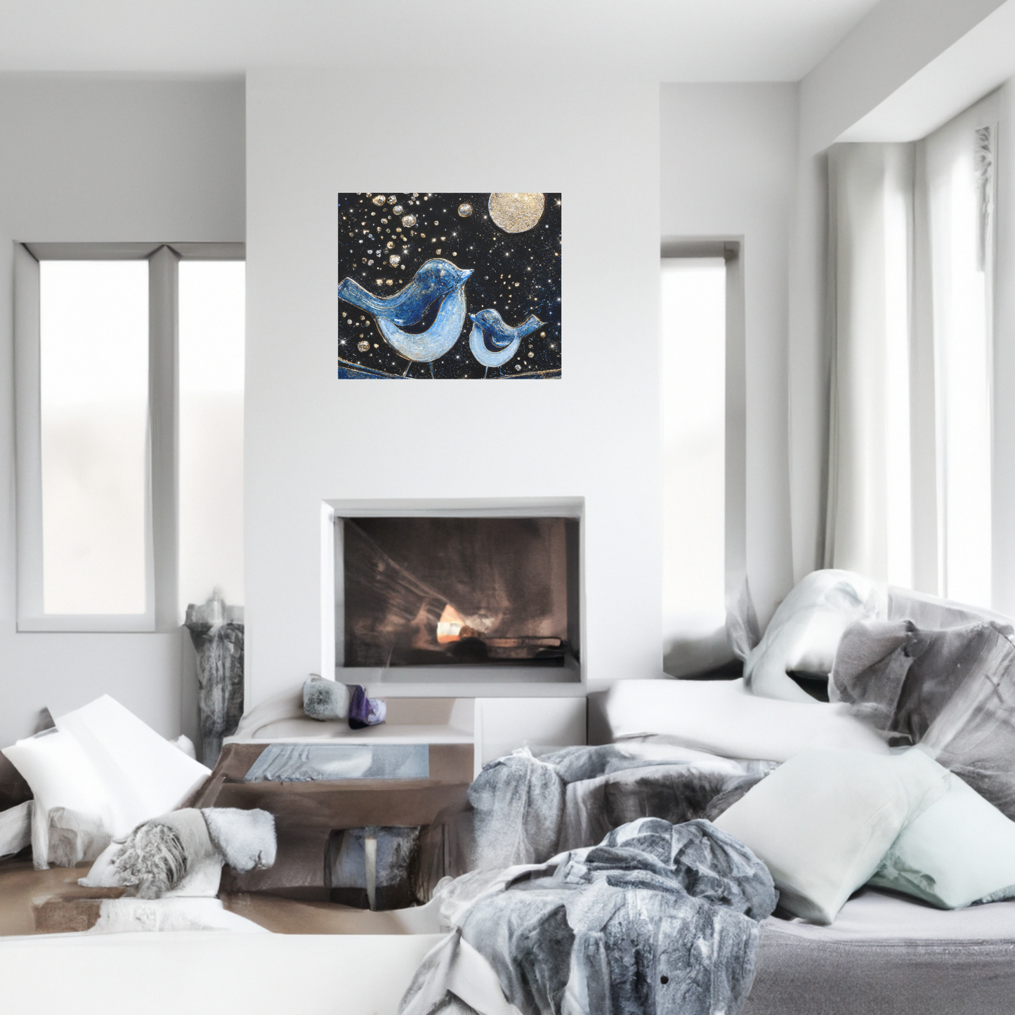 Love Takes Flight Canvas Wall Art