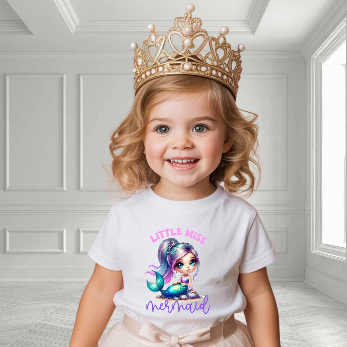 Little Miss Mermaid Toddler T-Shirt