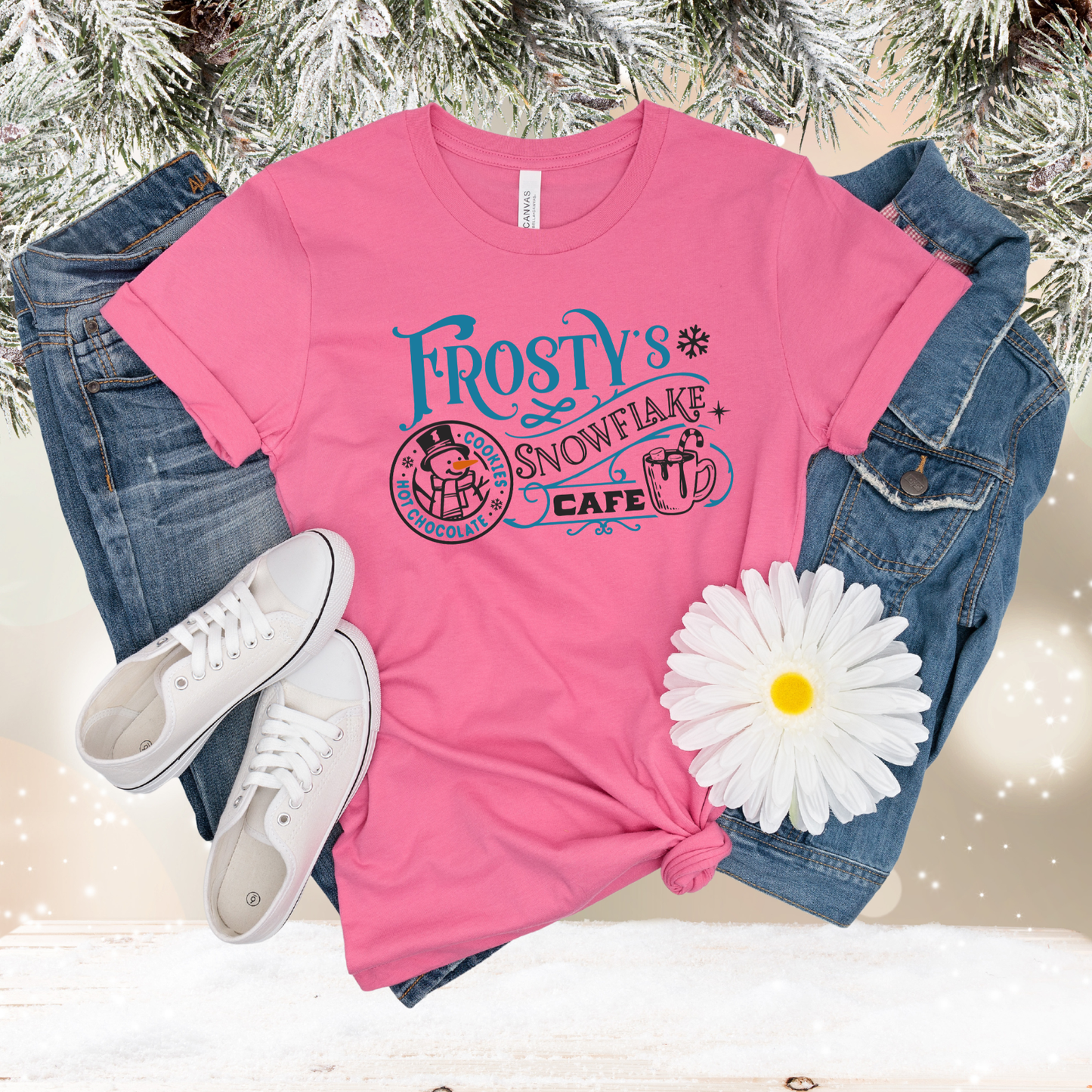 Frosty’s Snowflake Cafe T‑Shirt