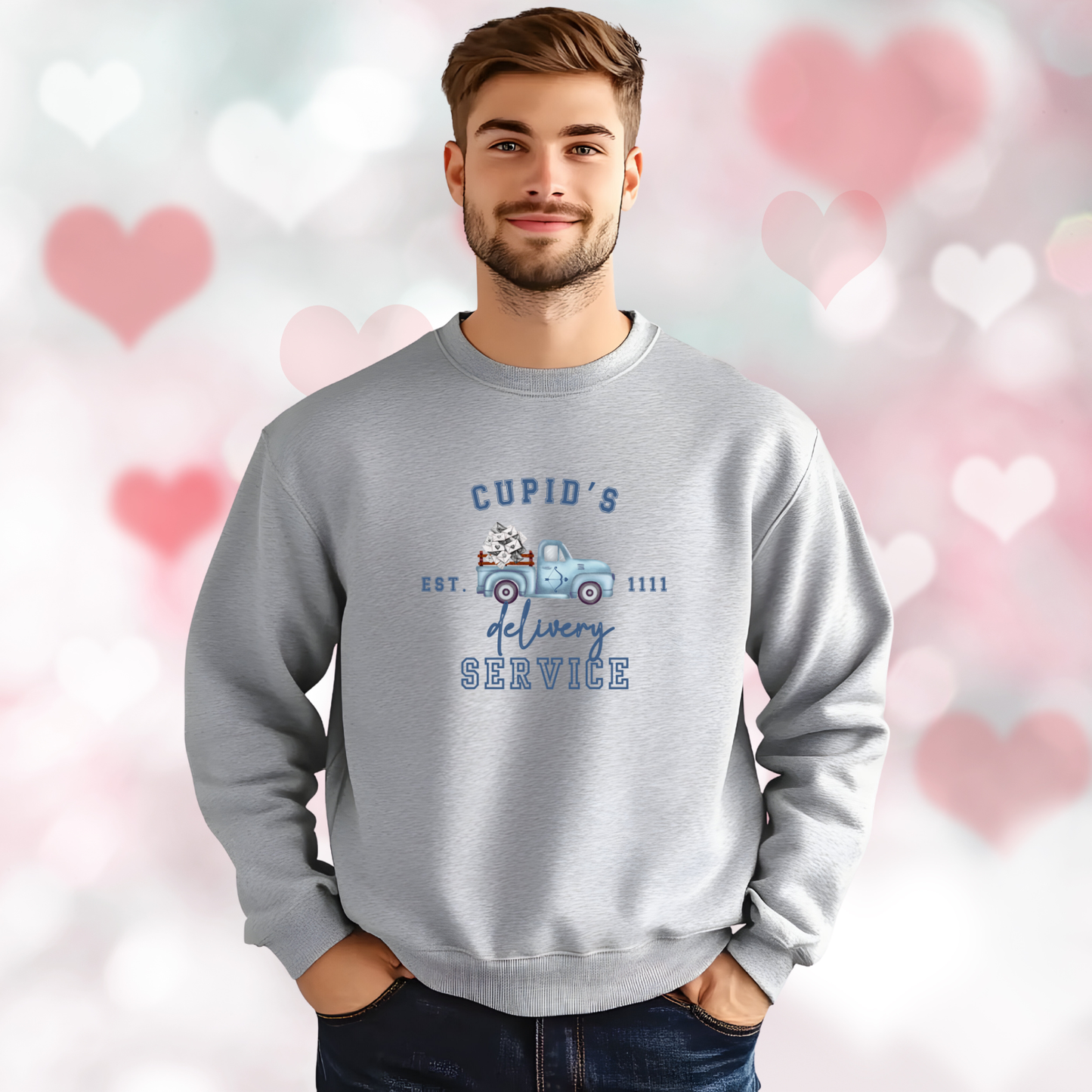 Cupid’s Delivery Service Crewneck Sweatshirt