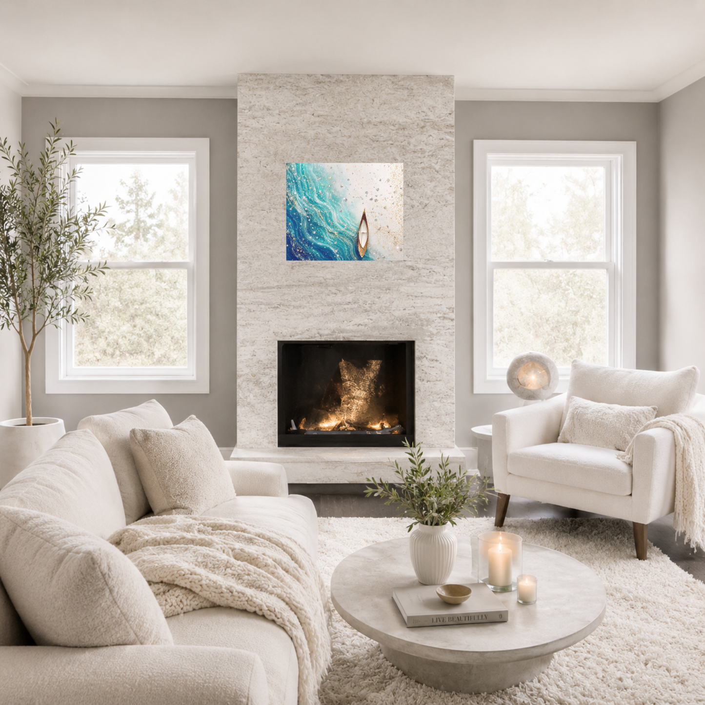 Tranquil Tides Canvas Wall Art