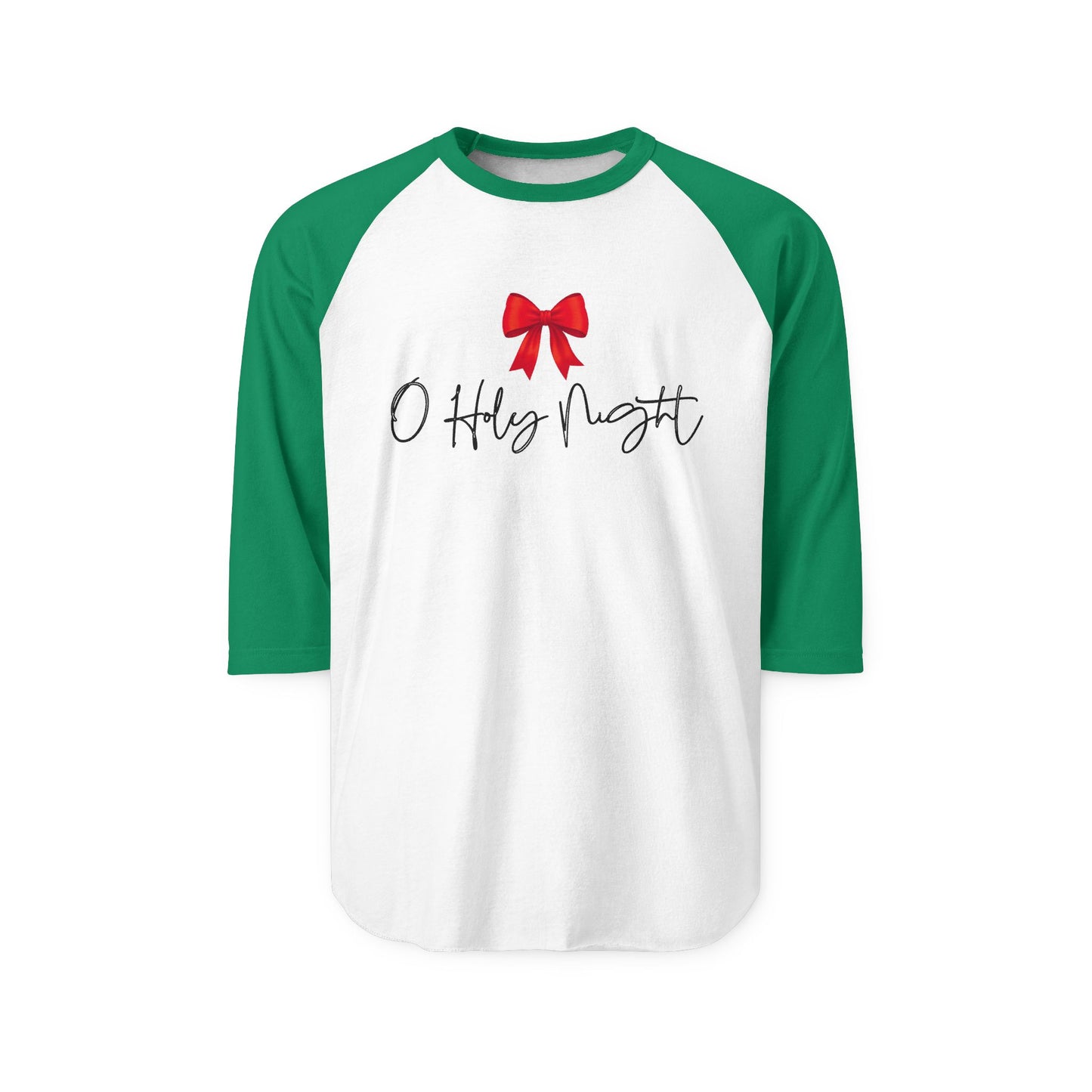 O Holy Night Baseball Tee