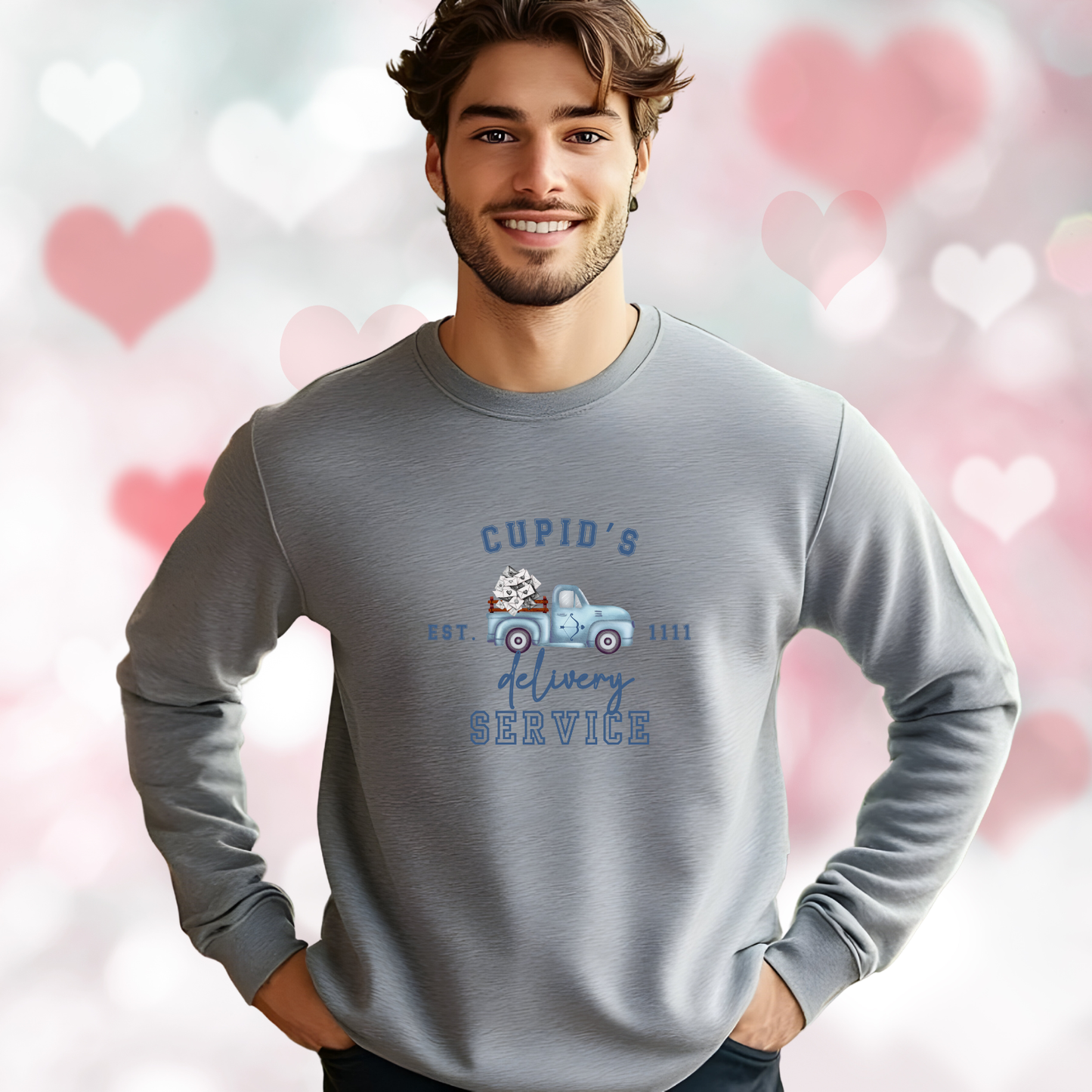 Cupid’s Delivery Service Crewneck Sweatshirt