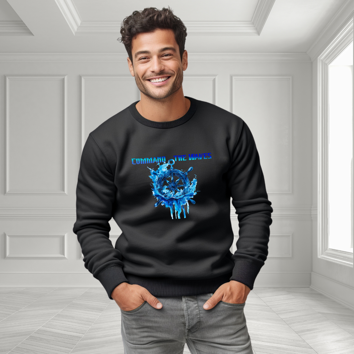 Command The Waves Crewneck Sweatshirt