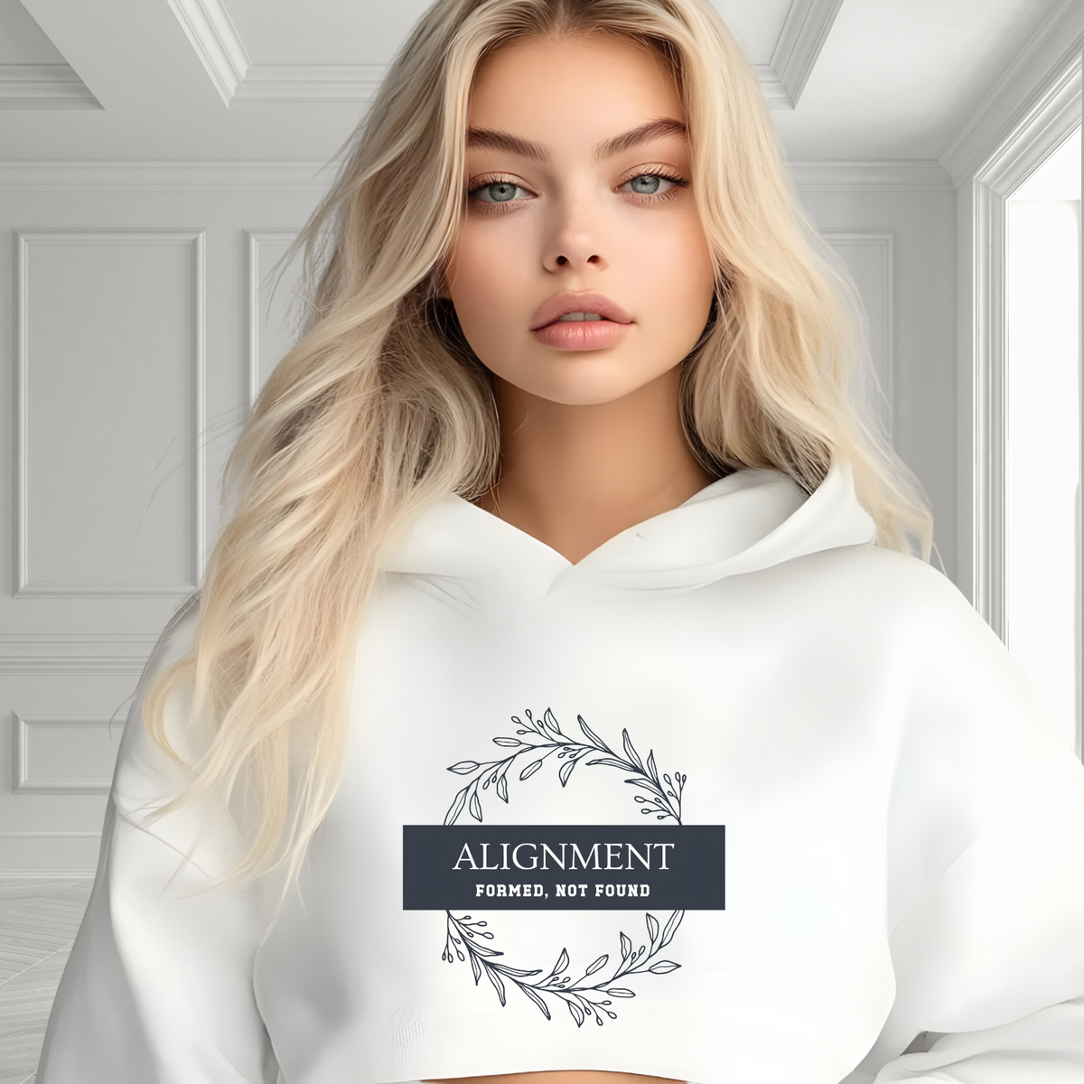 Alignment -Formed, Not Found Crop Hoodie