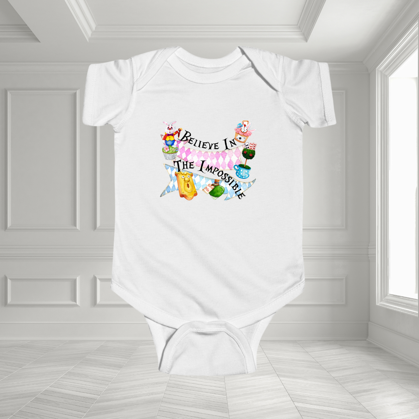 Believe In The Impossible Infant Short Sleeve Onesie