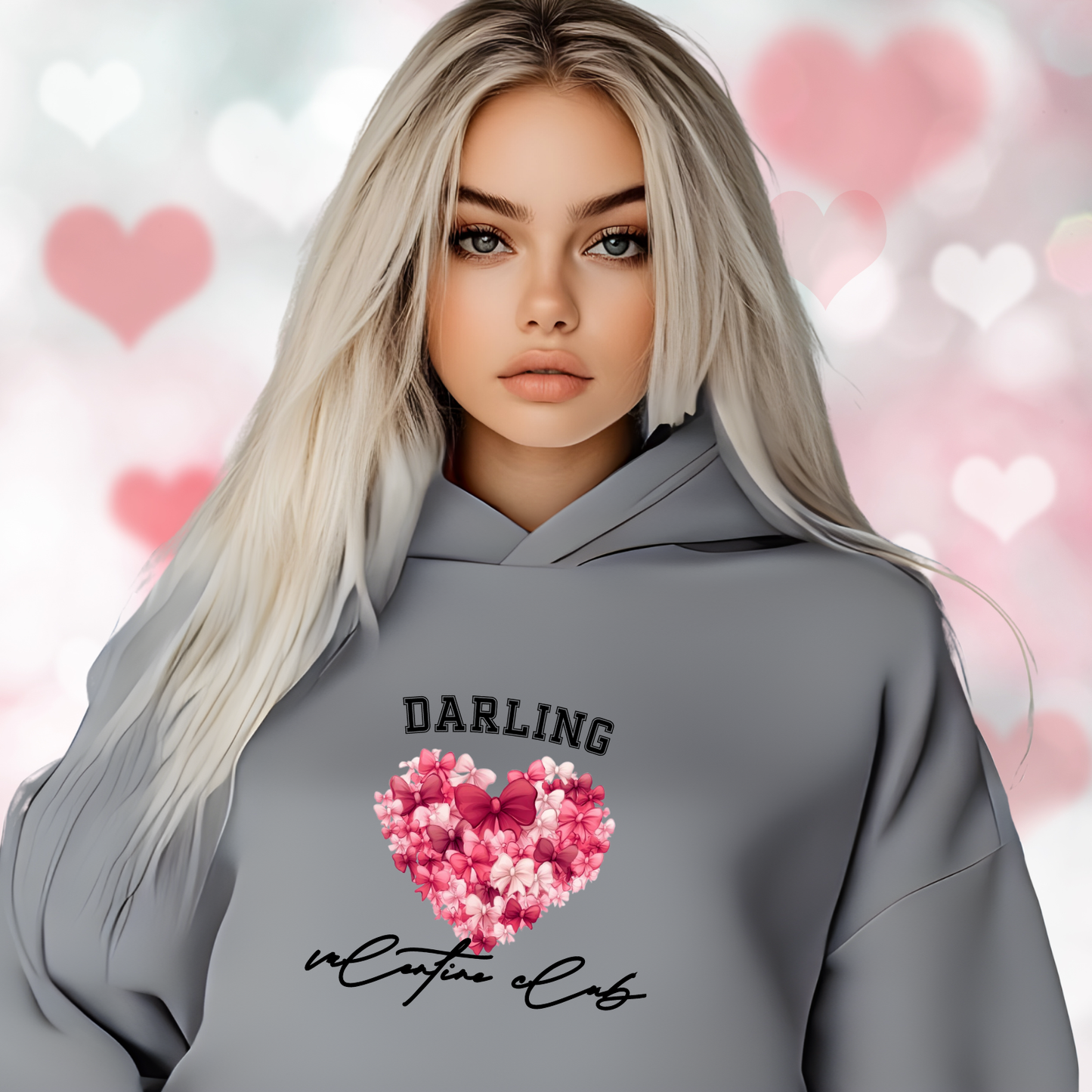 Darling Valentine Club Crop Hoodie