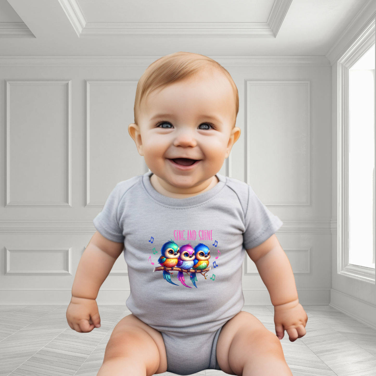 Sing & Shine Infant Short Sleeve Onesie