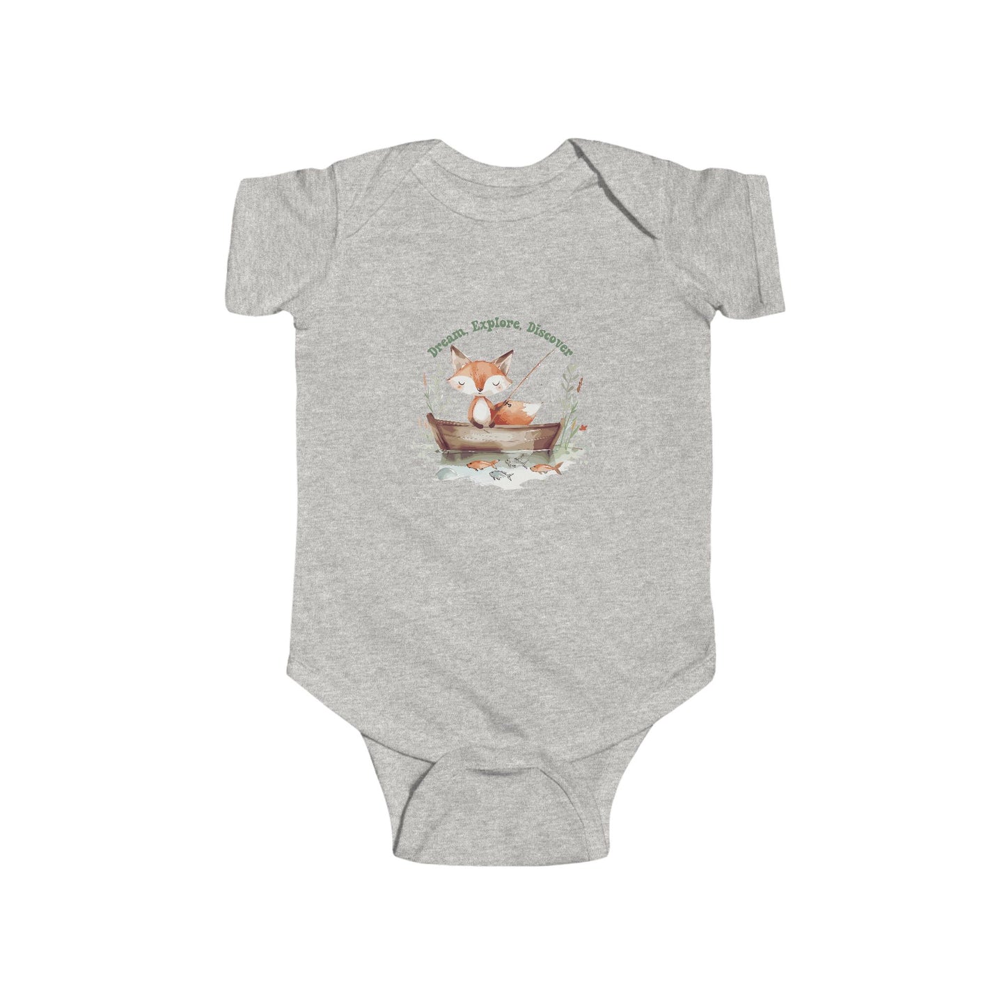 Dream, Explore, Discover Infant Short Sleeve Onesie