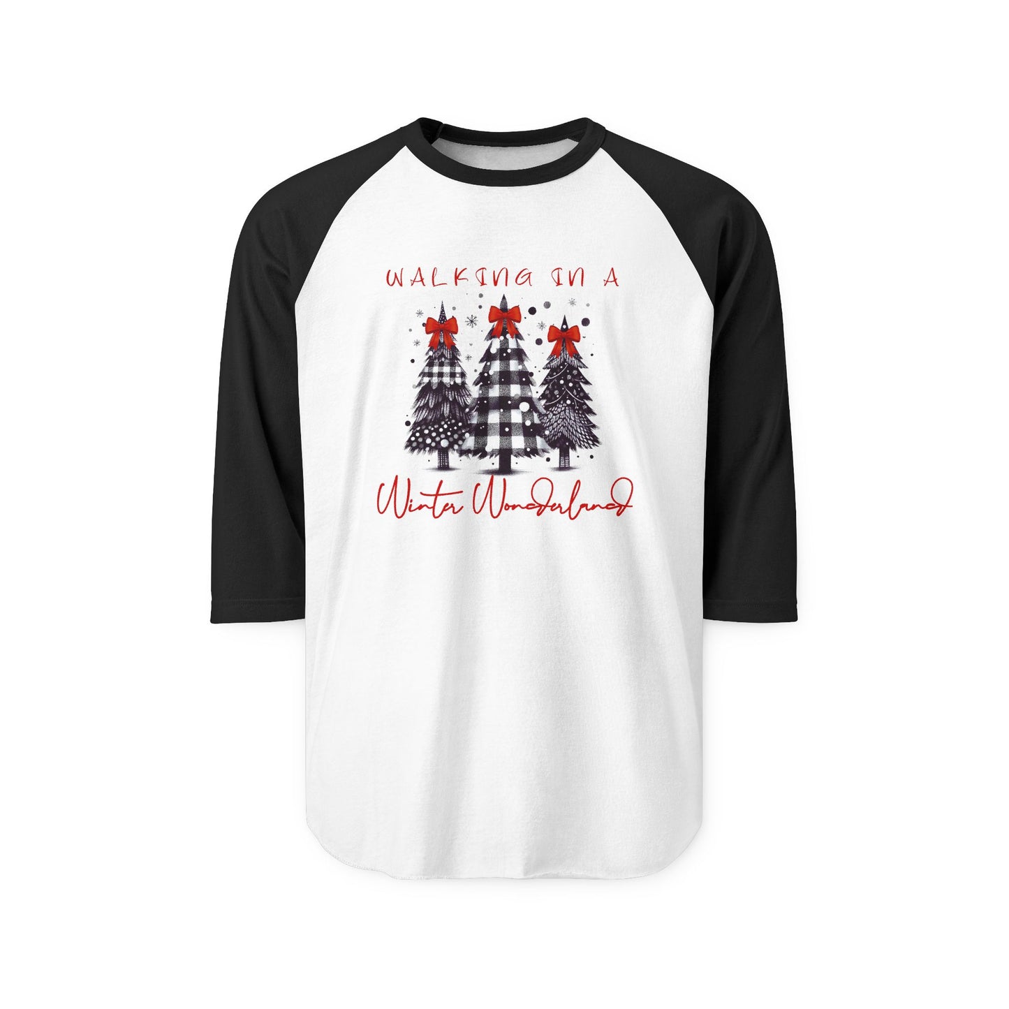 Walking In A Winter Wonderland Baseball Tee