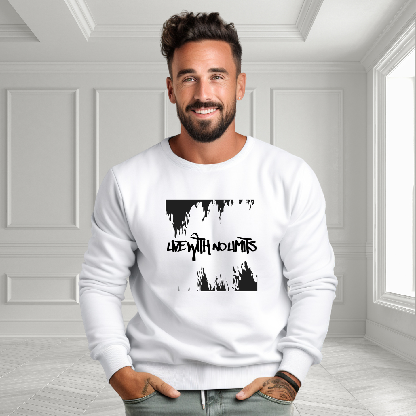 Live With No Limits Crewneck Sweatshirt