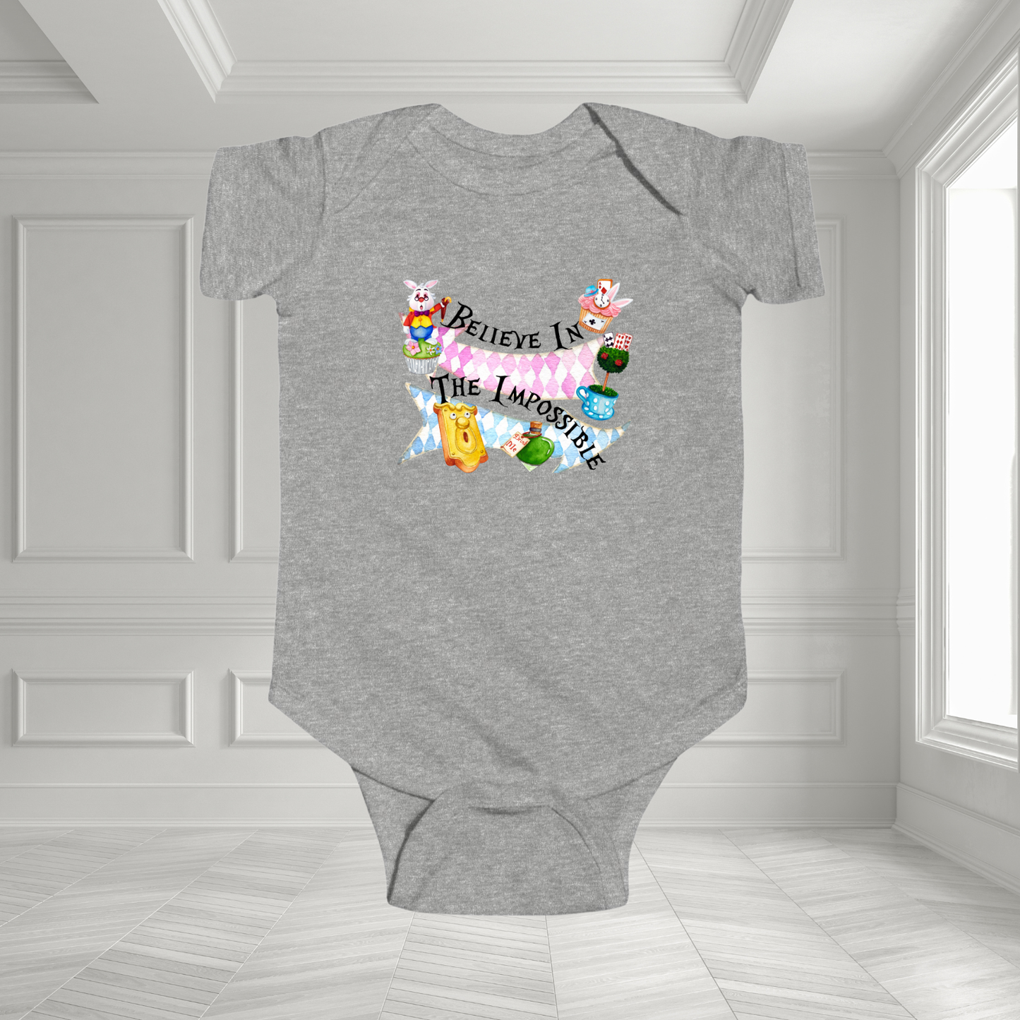 Believe In The Impossible Infant Short Sleeve Onesie