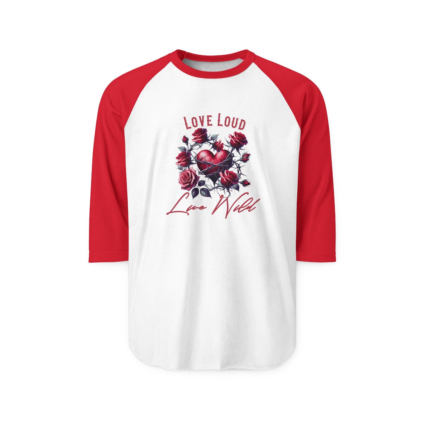 Love Loud Live Wild Baseball Tee